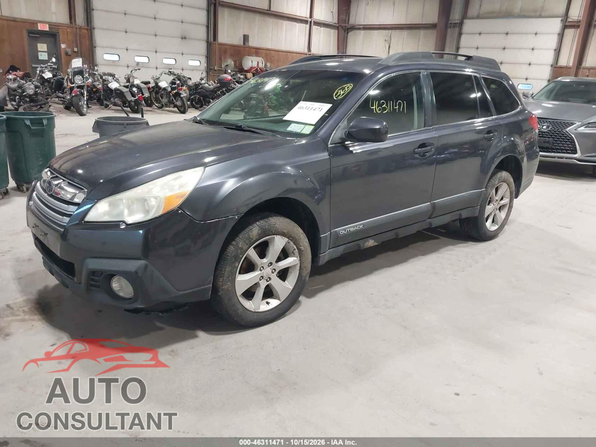 SUBARU OUTBACK 2013 - 4S4BRBCC7D3315362