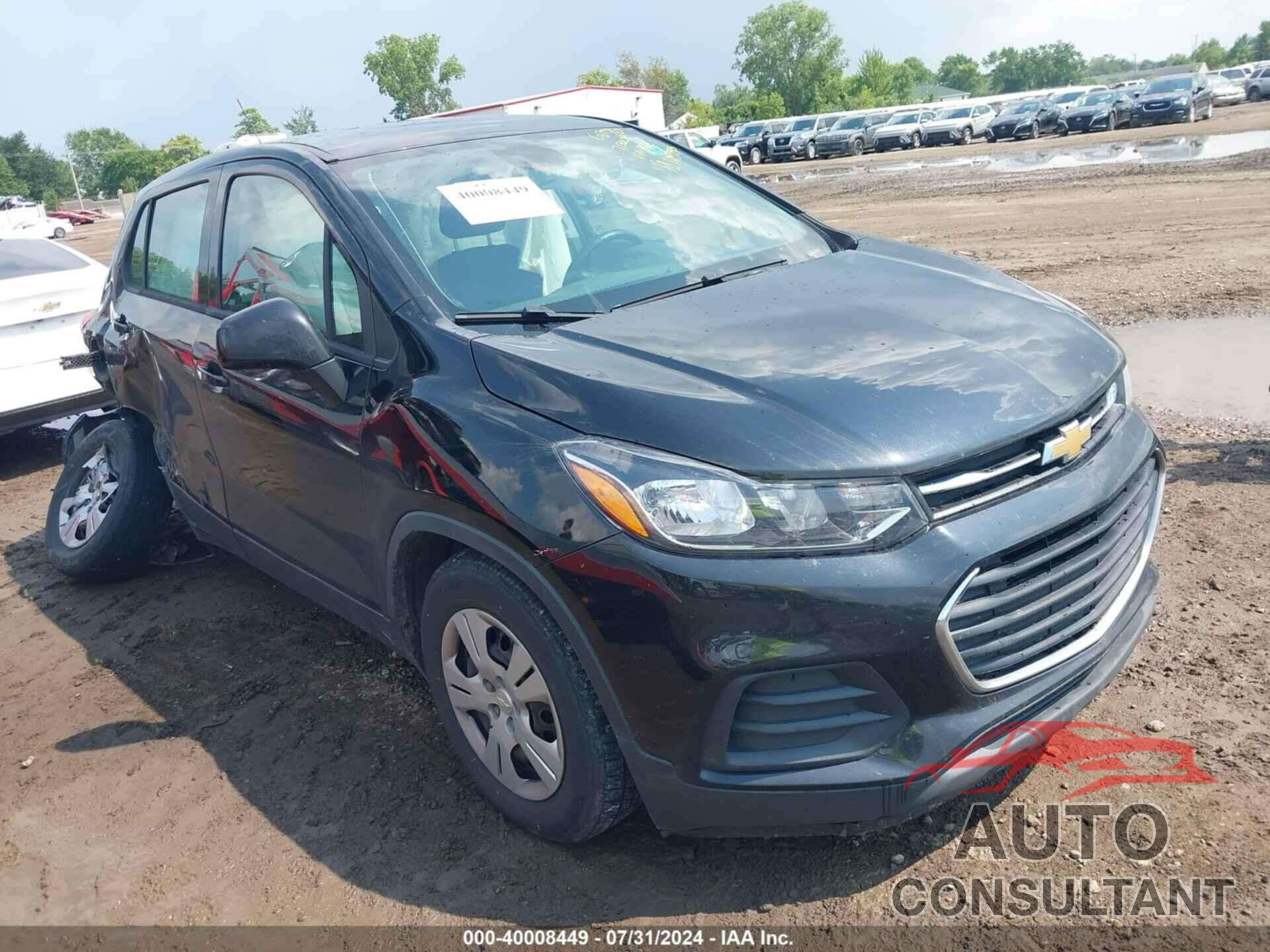 CHEVROLET TRAX 2017 - 3GNCJKSBXHL284781