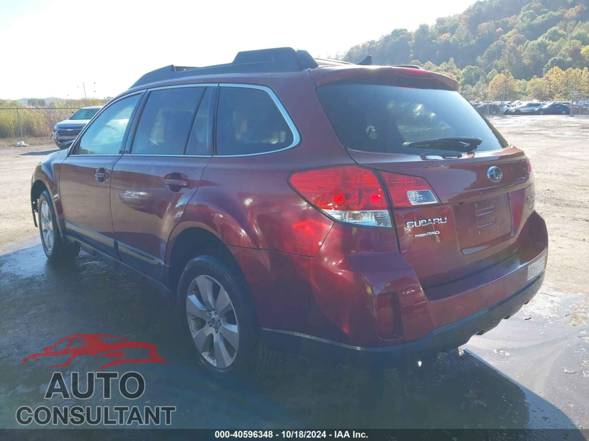 SUBARU OUTBACK 2012 - 4S4BRBLCXC3229008
