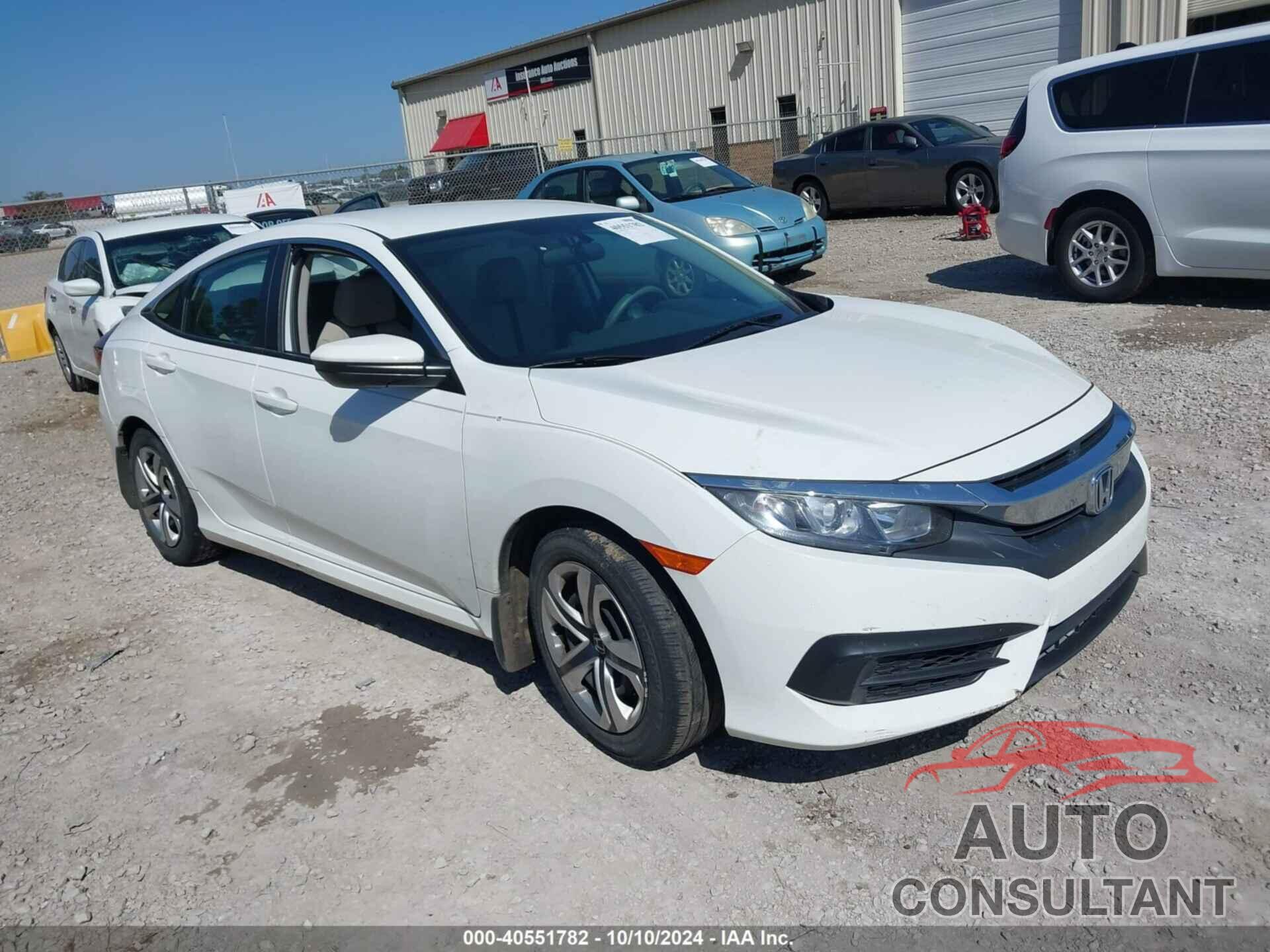 HONDA CIVIC 2017 - 19XFC2F51HE052692