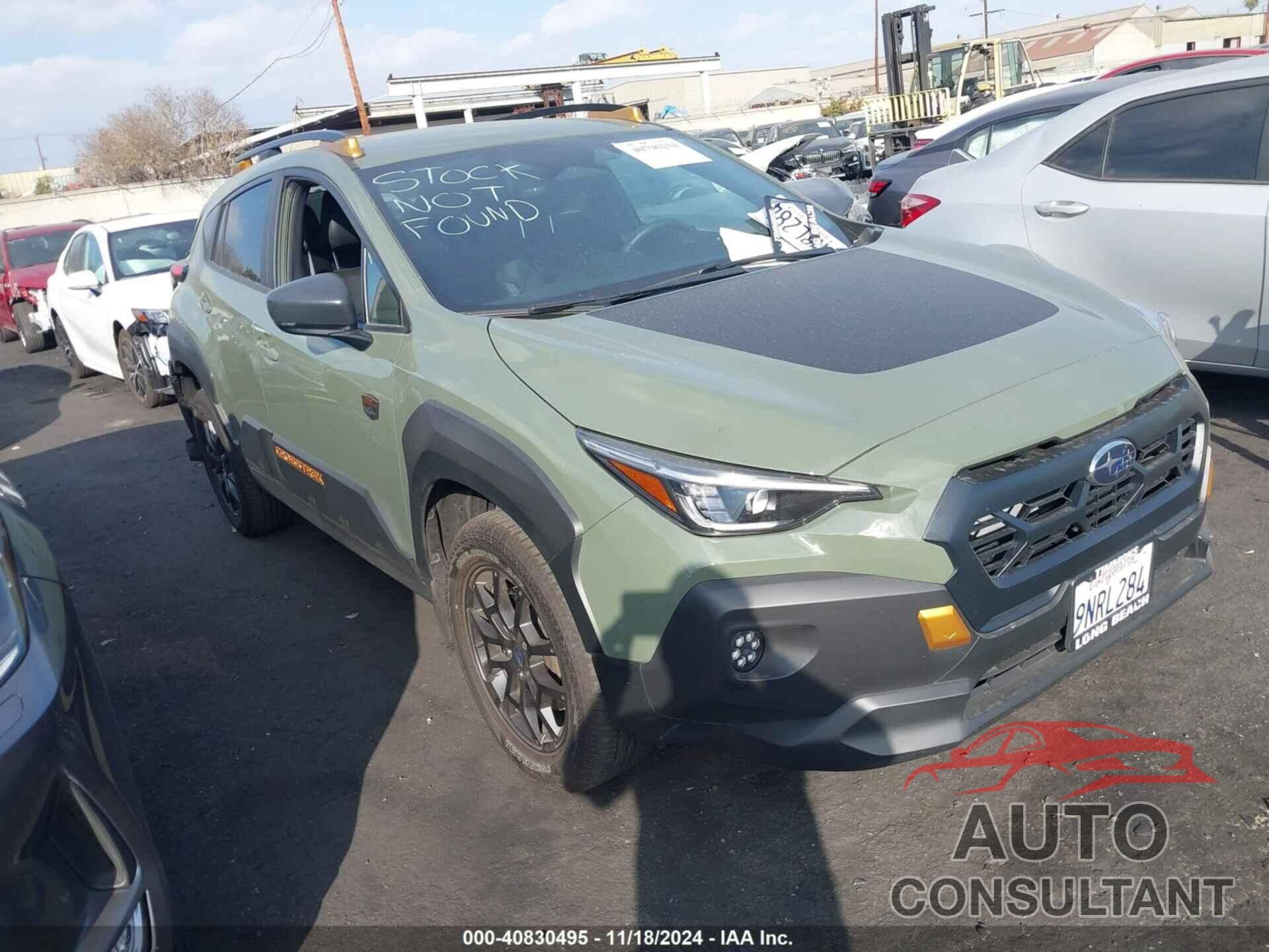 SUBARU CROSSTREK 2024 - 4S4GUHT63R3810277