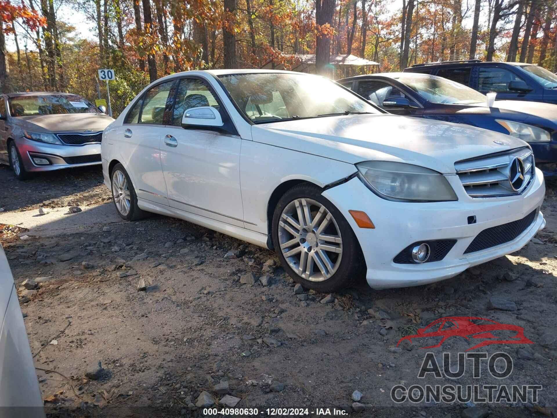 MERCEDES-BENZ C 300 2009 - WDDGF81X19R050556