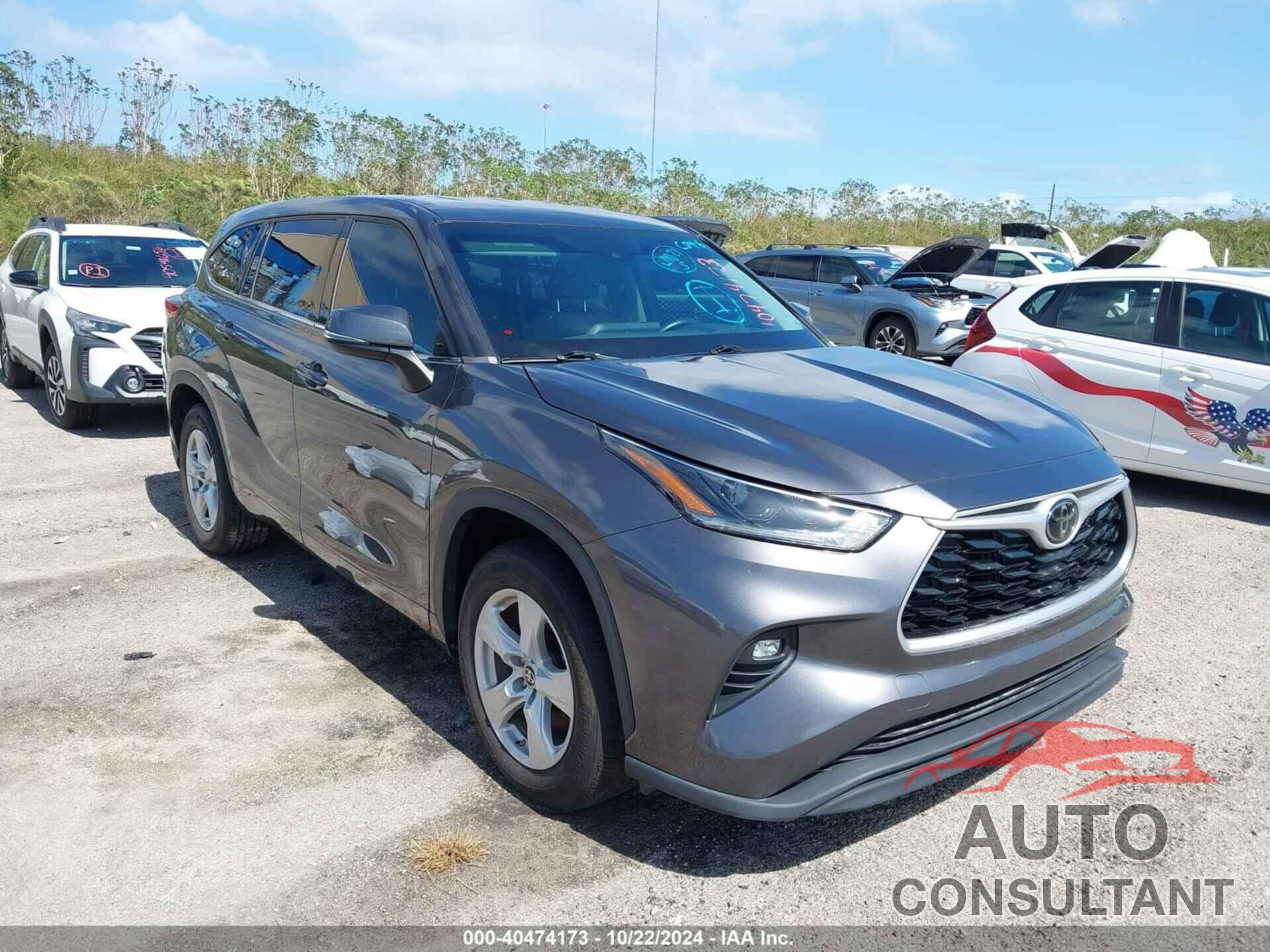 TOYOTA HIGHLANDER 2021 - 5TDZZRAH9MS068659