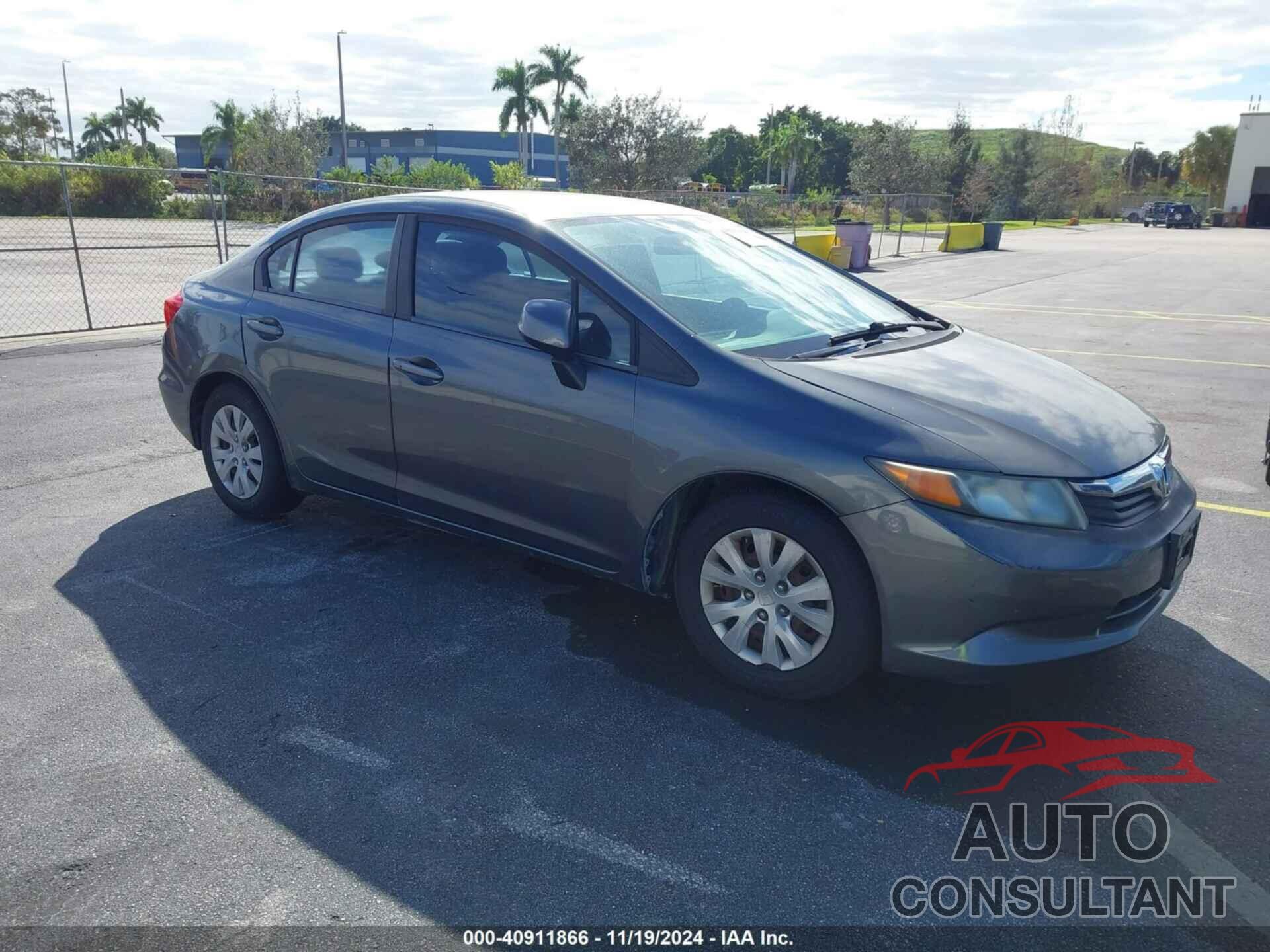 HONDA CIVIC 2012 - 19XFB2F58CE072644