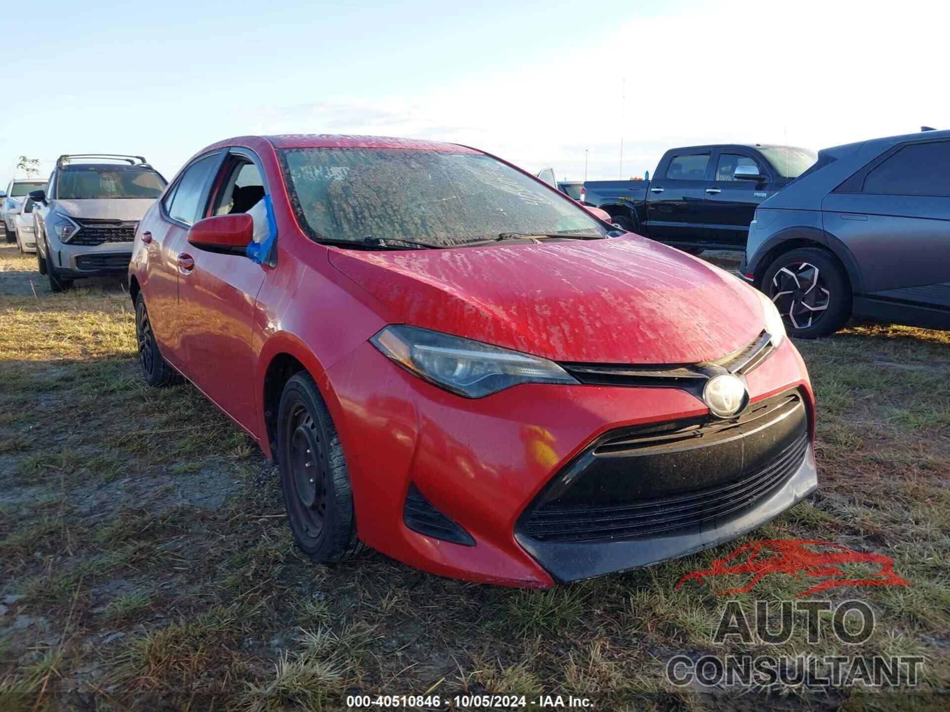 TOYOTA COROLLA 2019 - 2T1BURHE6KC177002