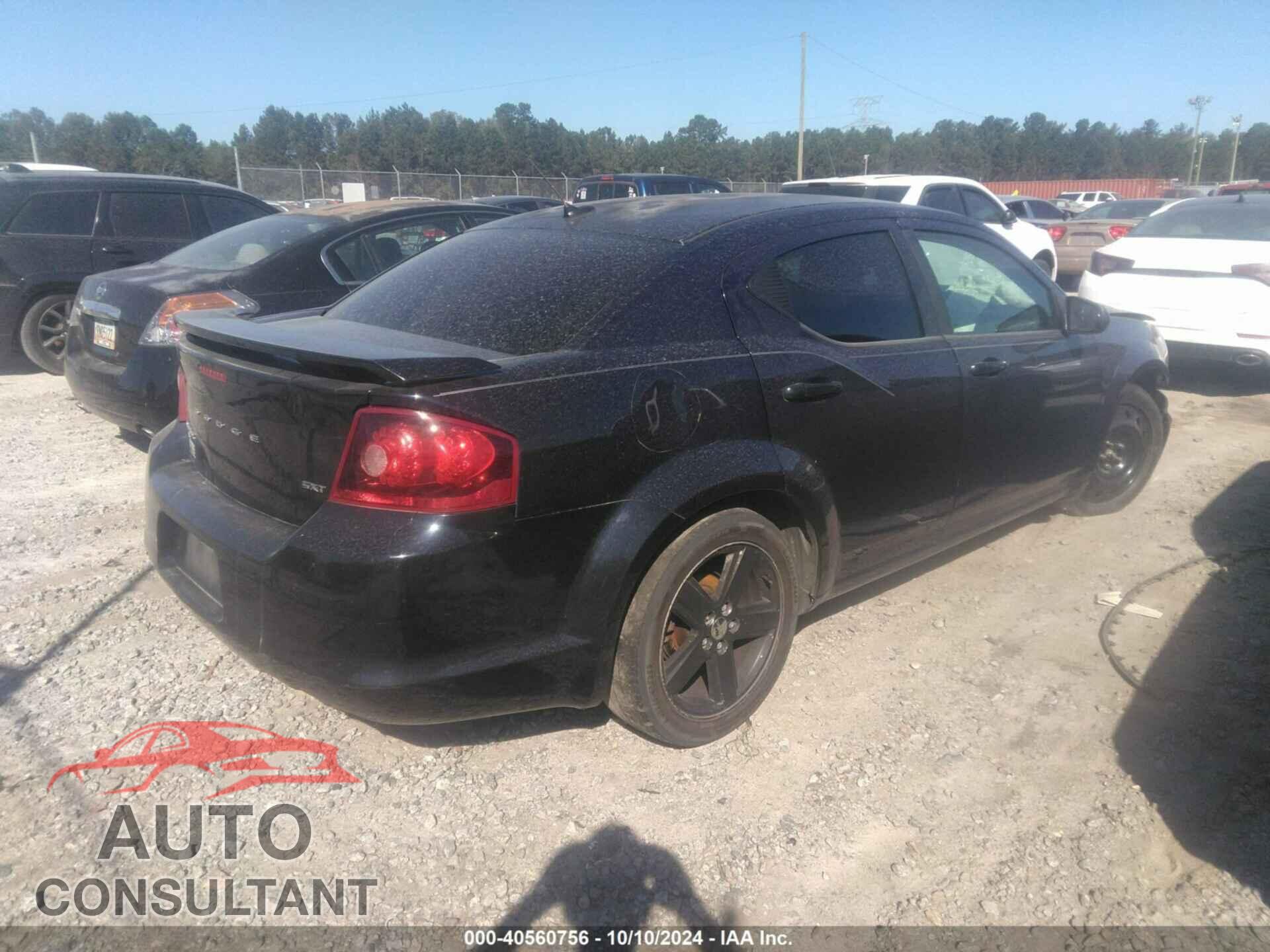 DODGE AVENGER 2012 - 1C3CDZCB5CN314435