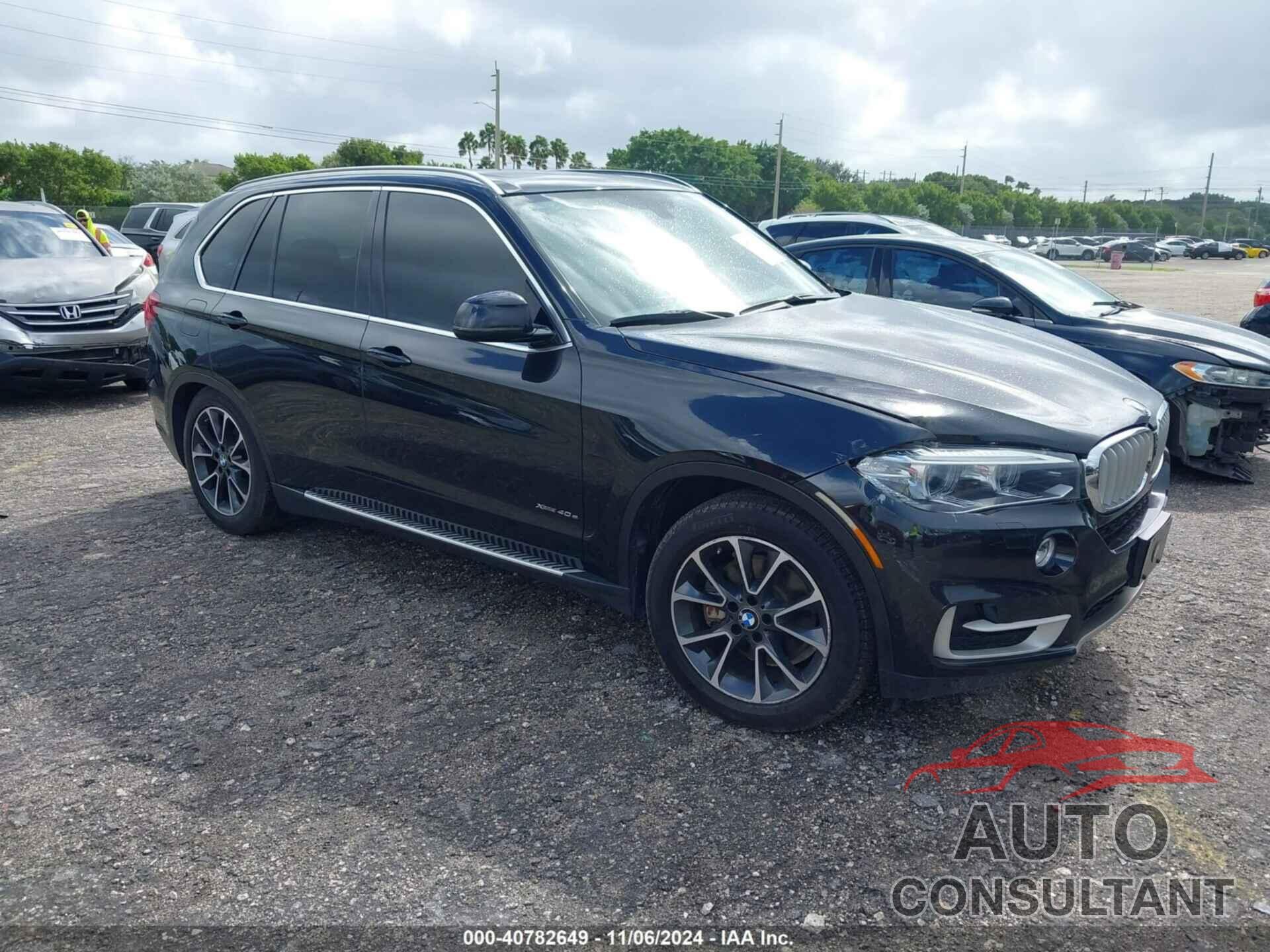 BMW X5 EDRIVE 2016 - 5UXKT0C59G0S78847