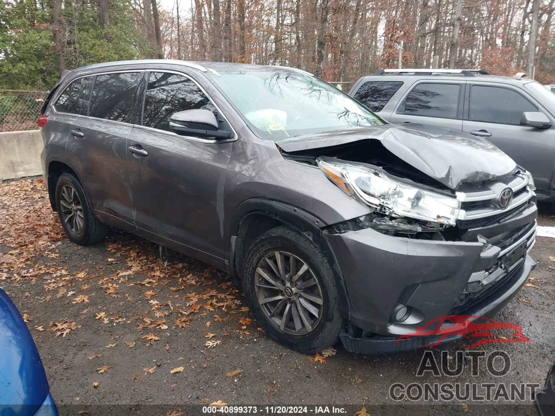 TOYOTA HIGHLANDER 2017 - 5TDJZRFH4HS468009