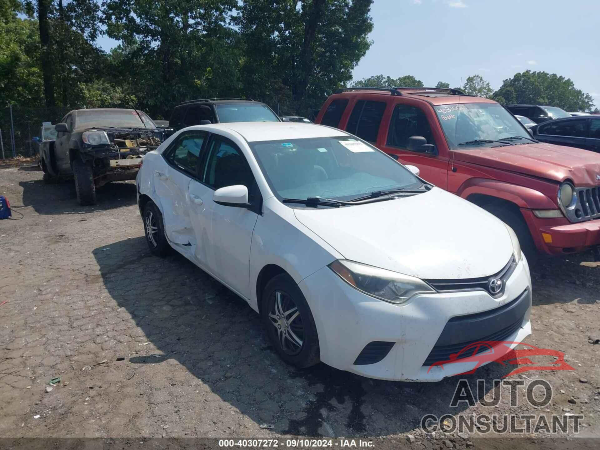 TOYOTA COROLLA 2016 - 5YFBURHE8GP457009