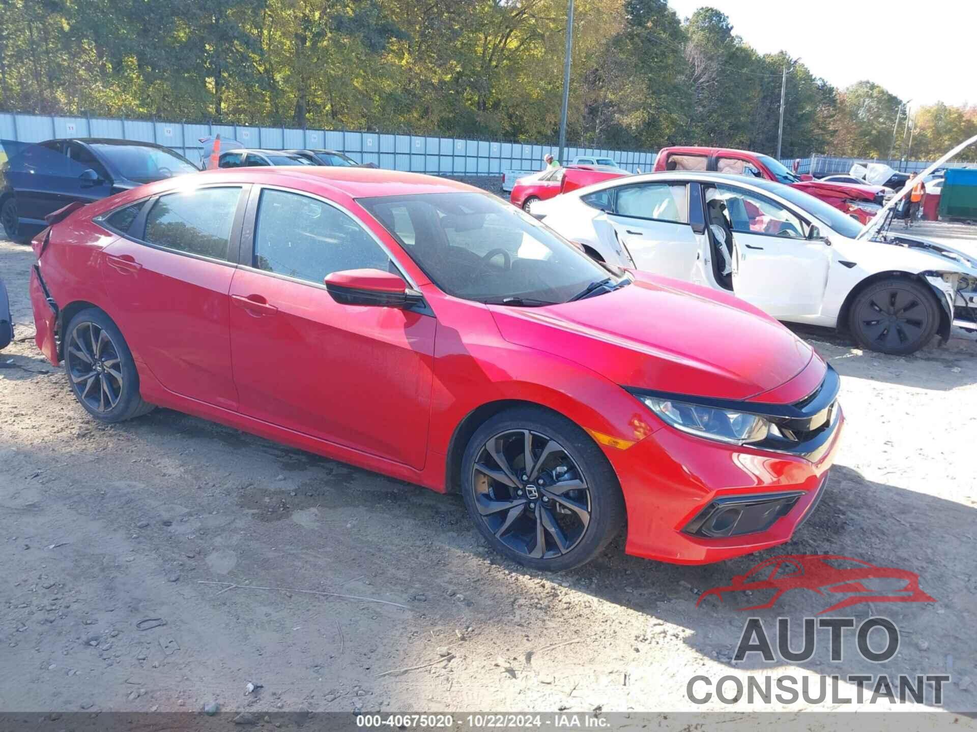 HONDA CIVIC 2019 - 2HGFC2F88KH541386