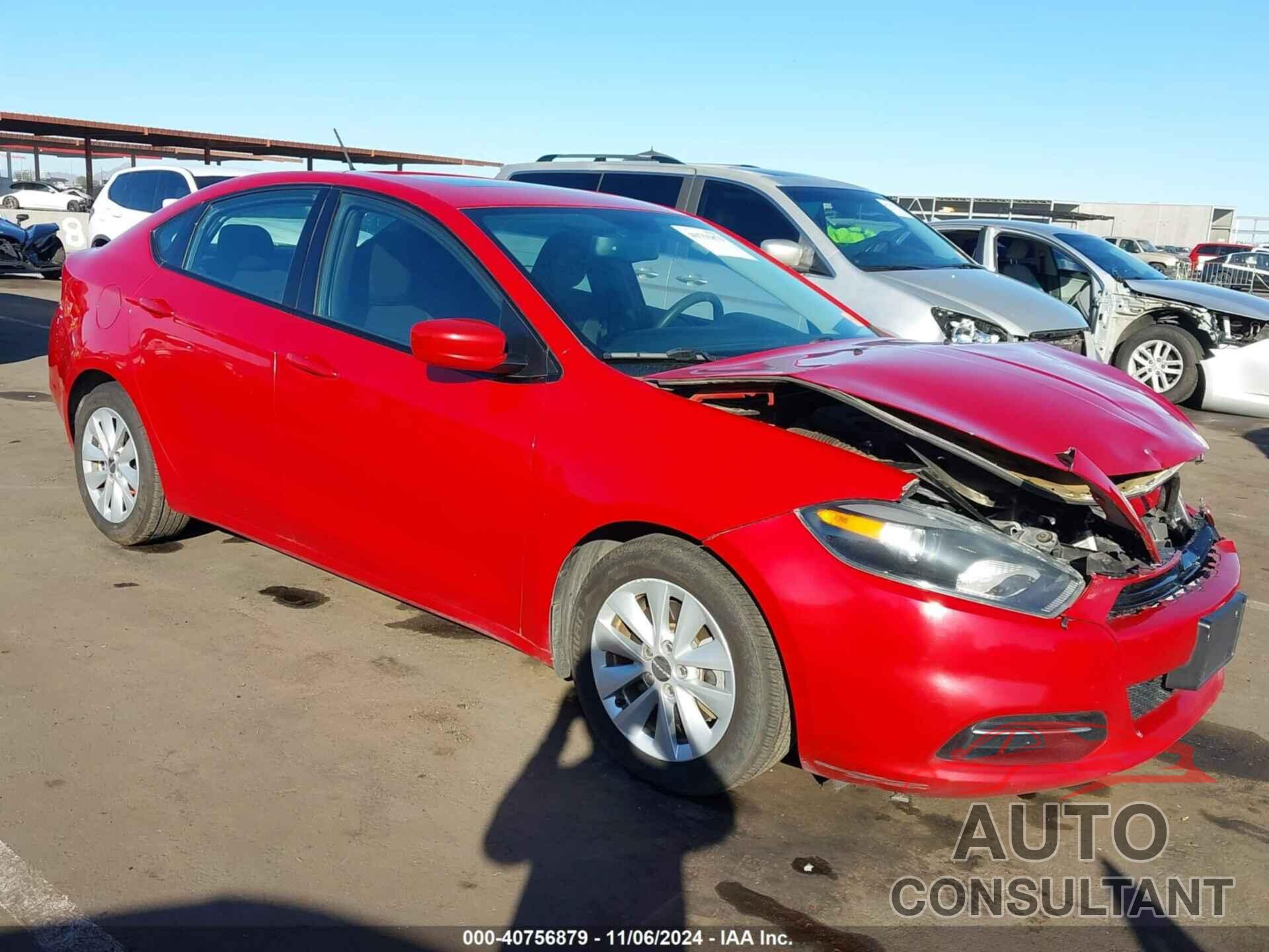 DODGE DART 2014 - 1C3CDFBB8ED742167