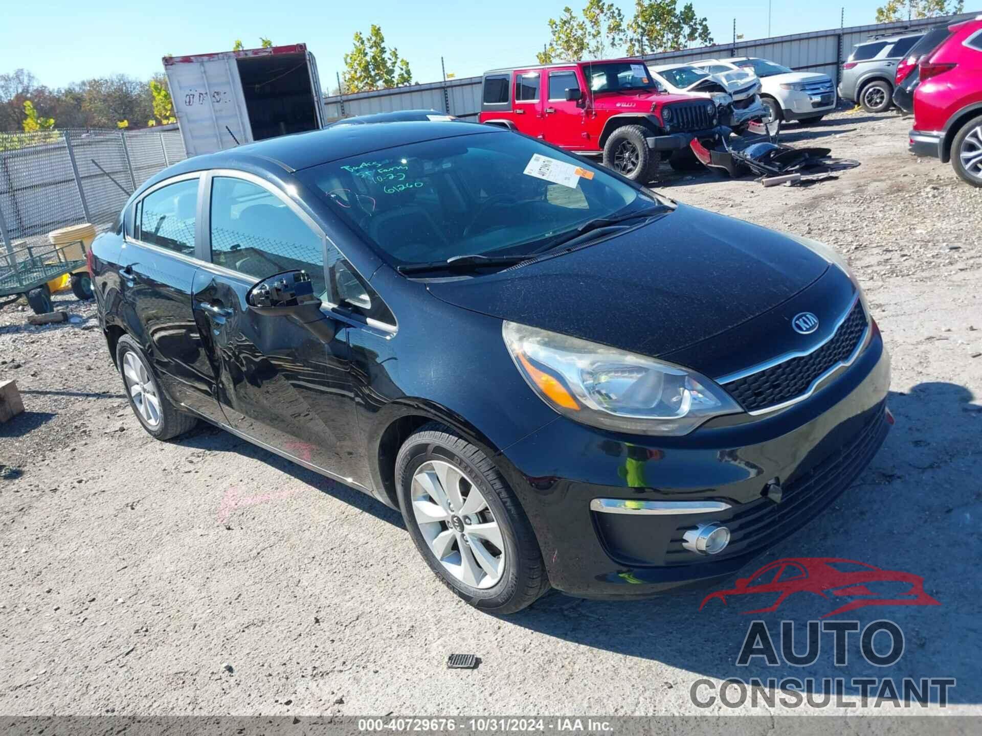 KIA RIO 2017 - KNADN4A38H6071746