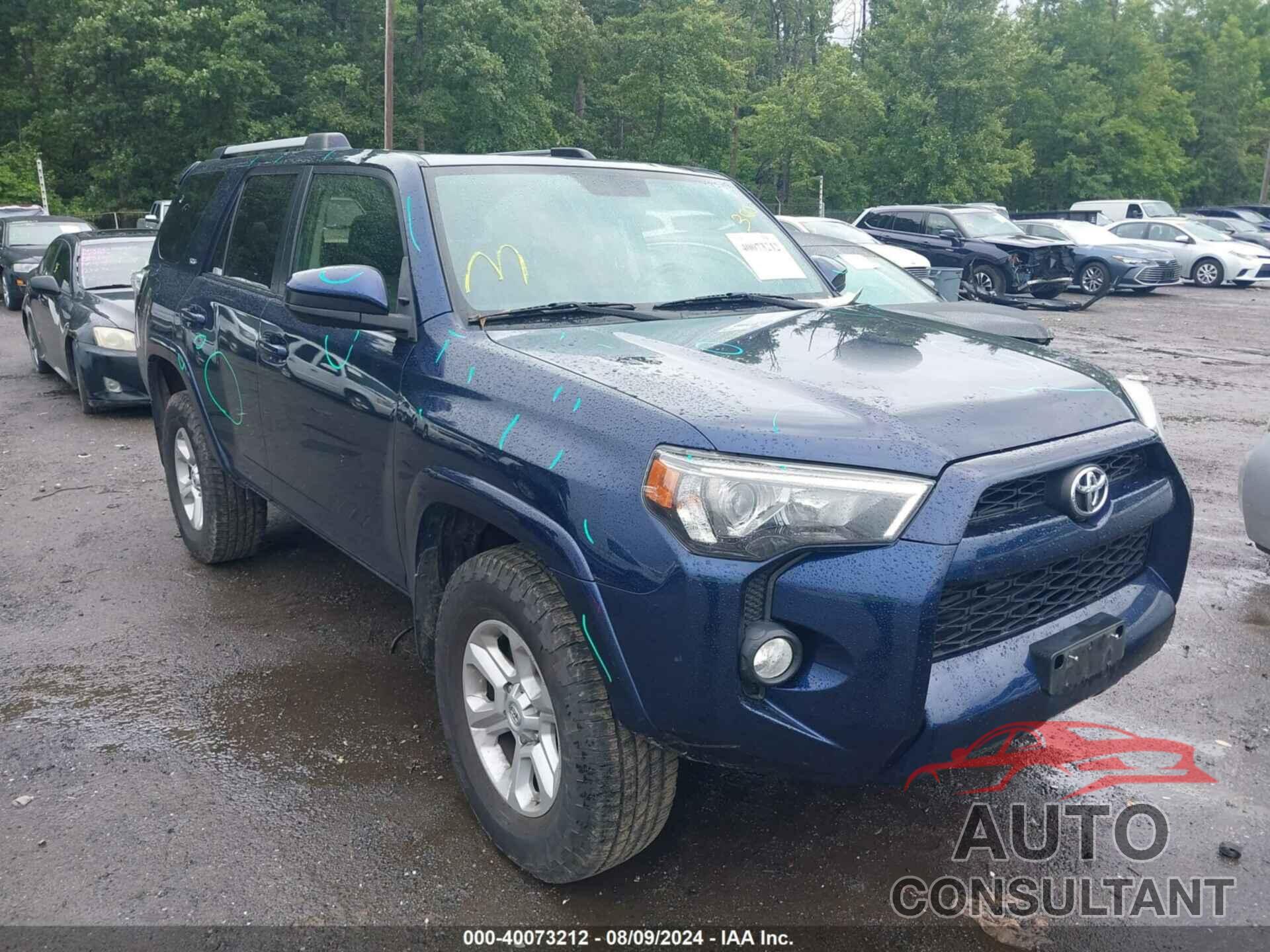 TOYOTA 4RUNNER 2019 - JTEBU5JR5K5631481