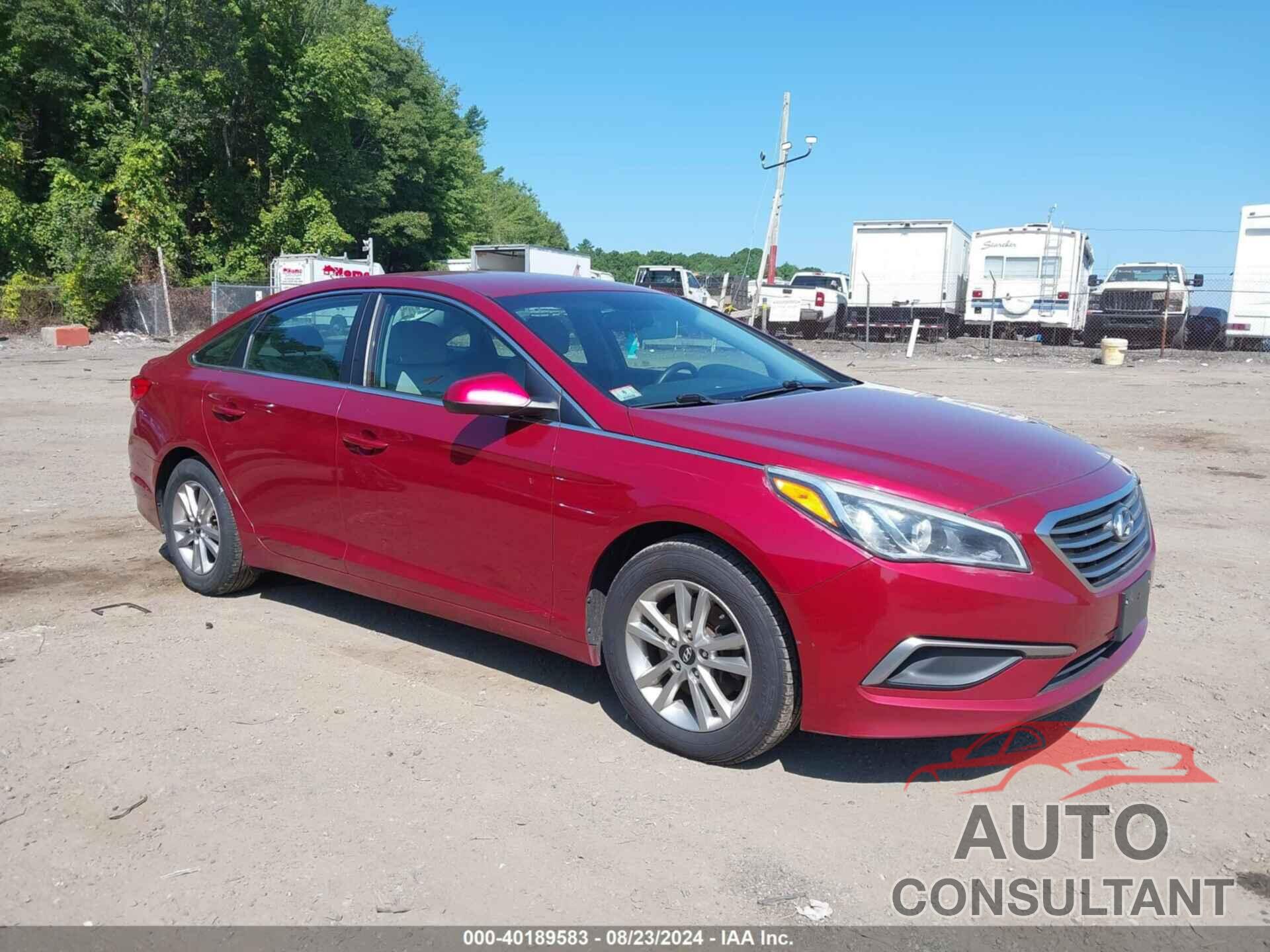 HYUNDAI SONATA 2016 - 5NPE24AF1GH307331