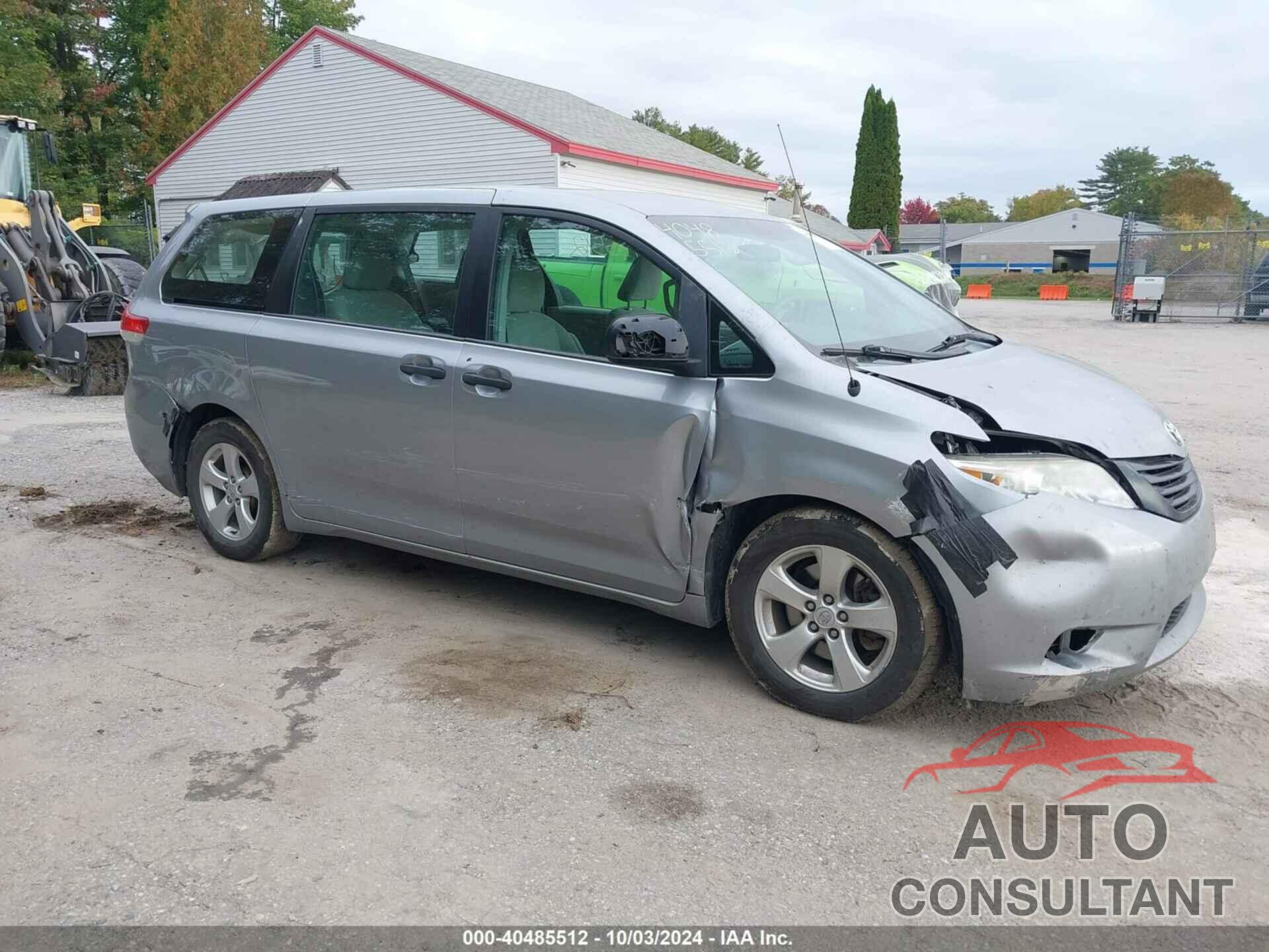 TOYOTA SIENNA 2013 - 5TDZK3DC3DS362074