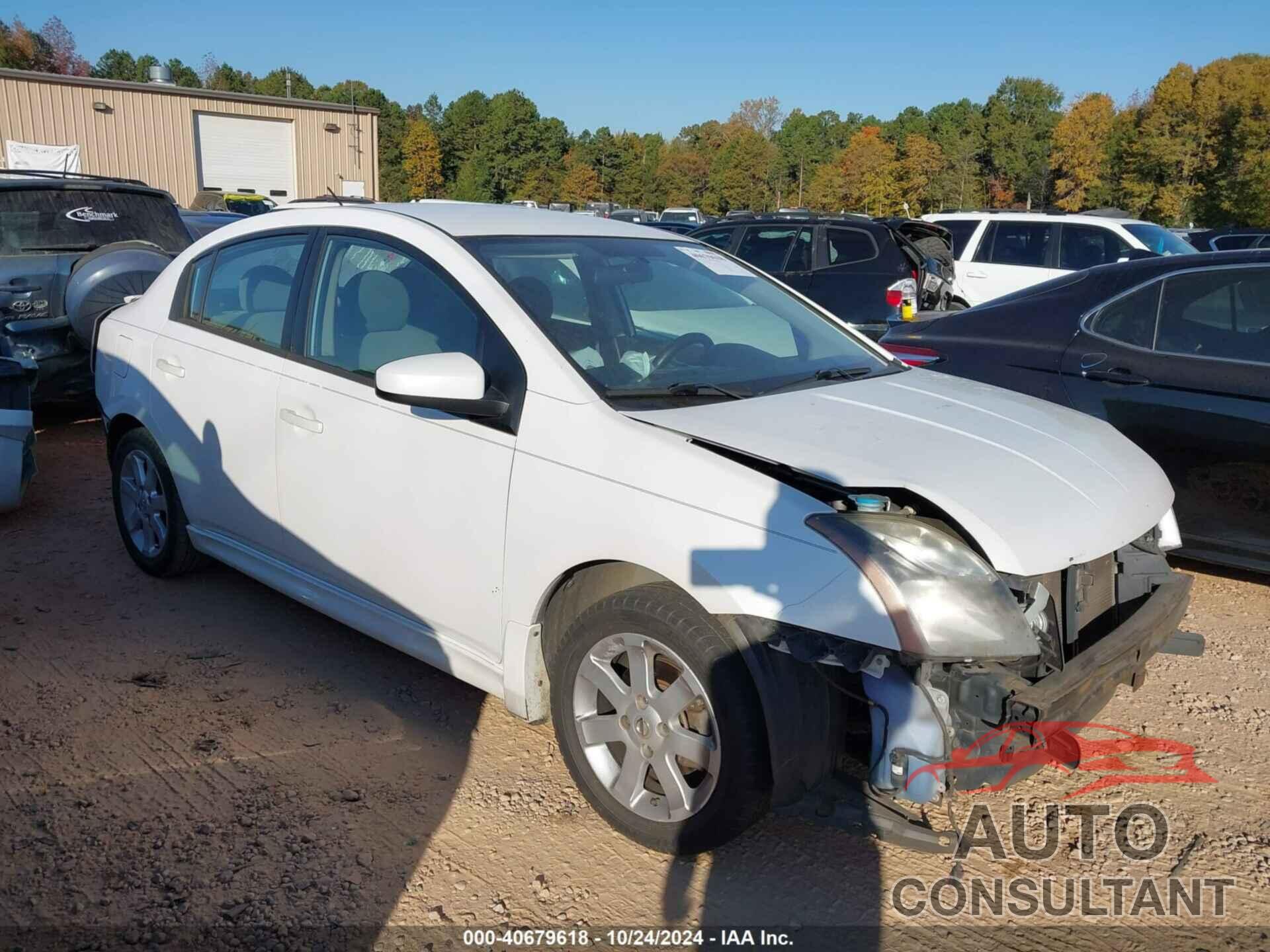 NISSAN SENTRA 2012 - 3N1AB6AP3CL680113