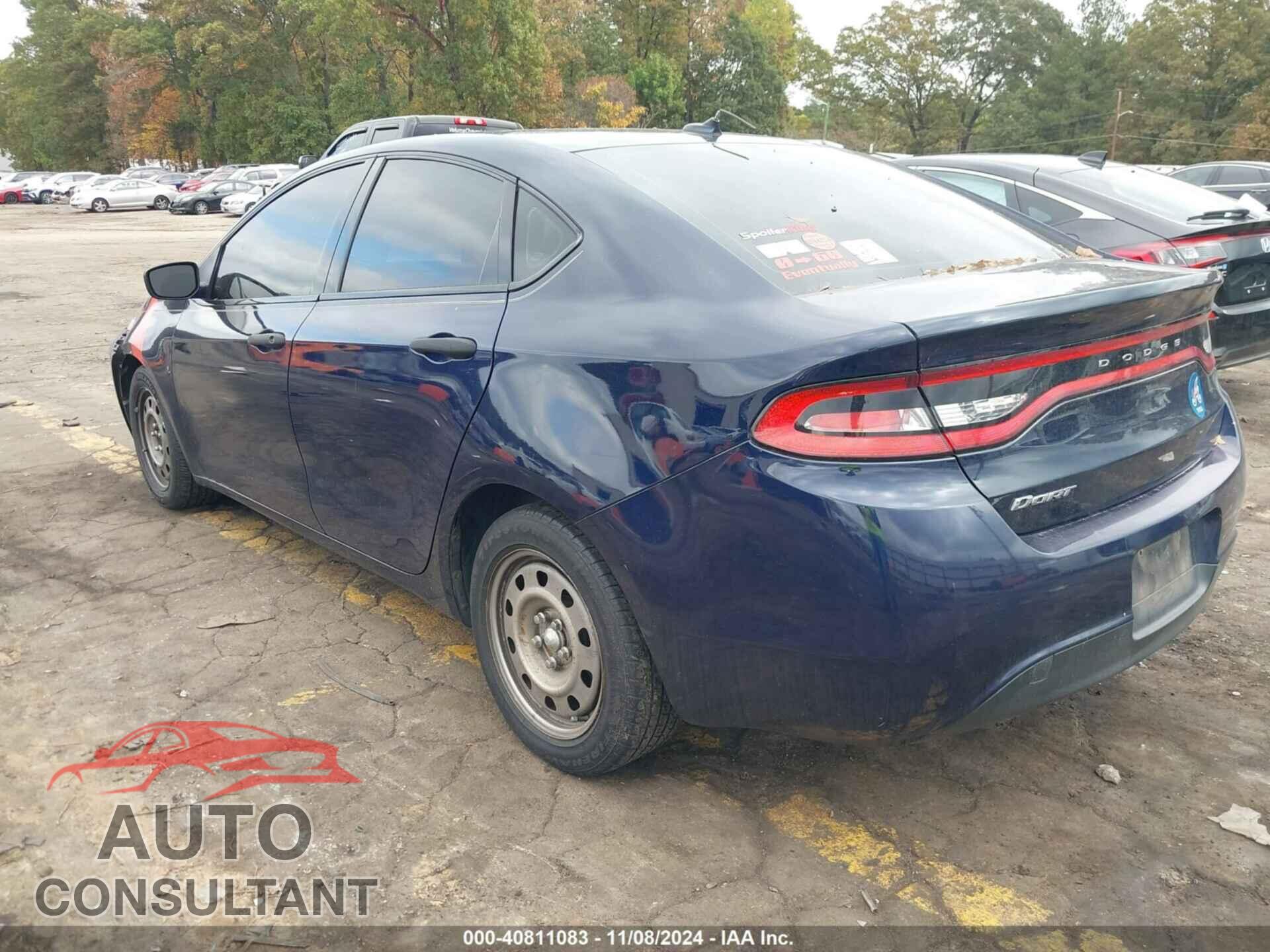 DODGE DART 2013 - 1C3CDFAA9DD258998