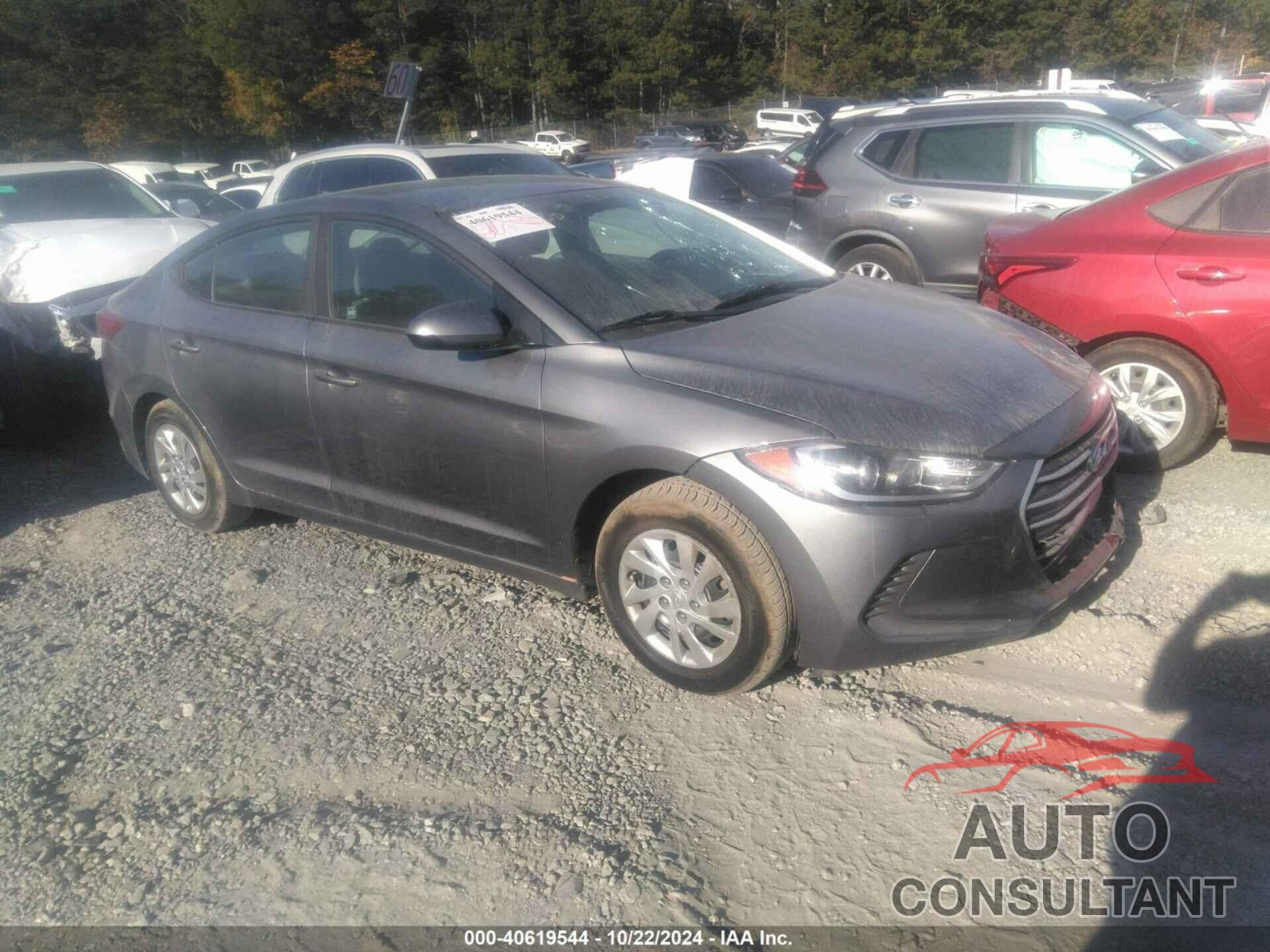 HYUNDAI ELANTRA 2017 - KMHD74LF5HU150402