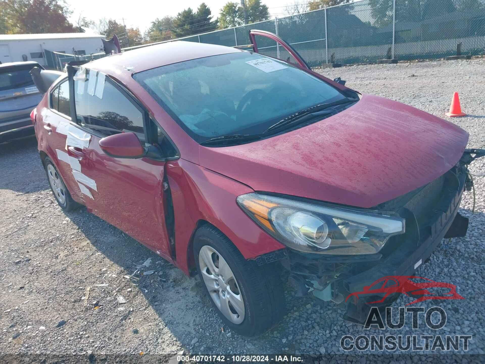 KIA FORTE 2016 - KNAFK4A63G5589330