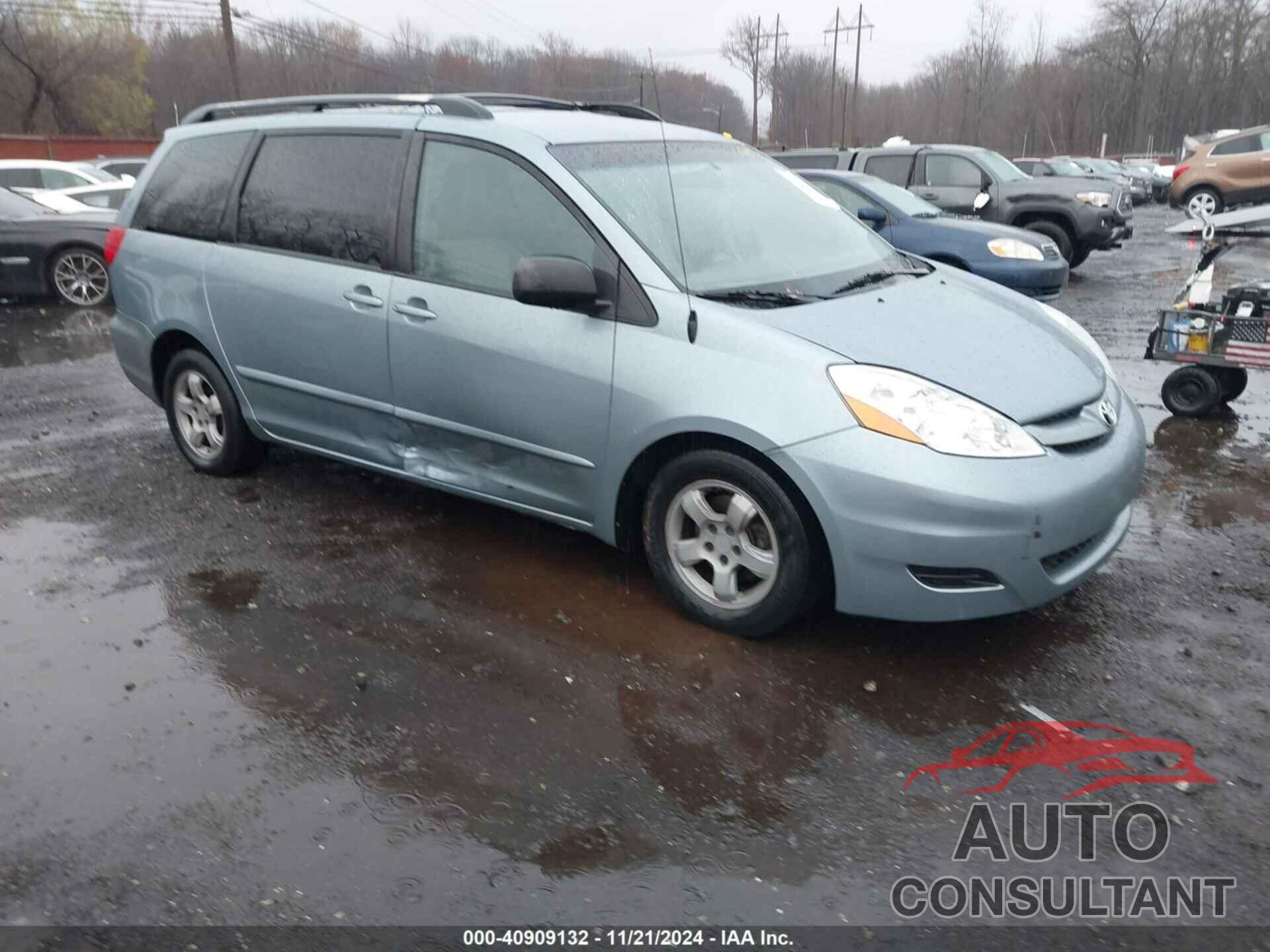 TOYOTA SIENNA 2009 - 5TDZK23C99S287352