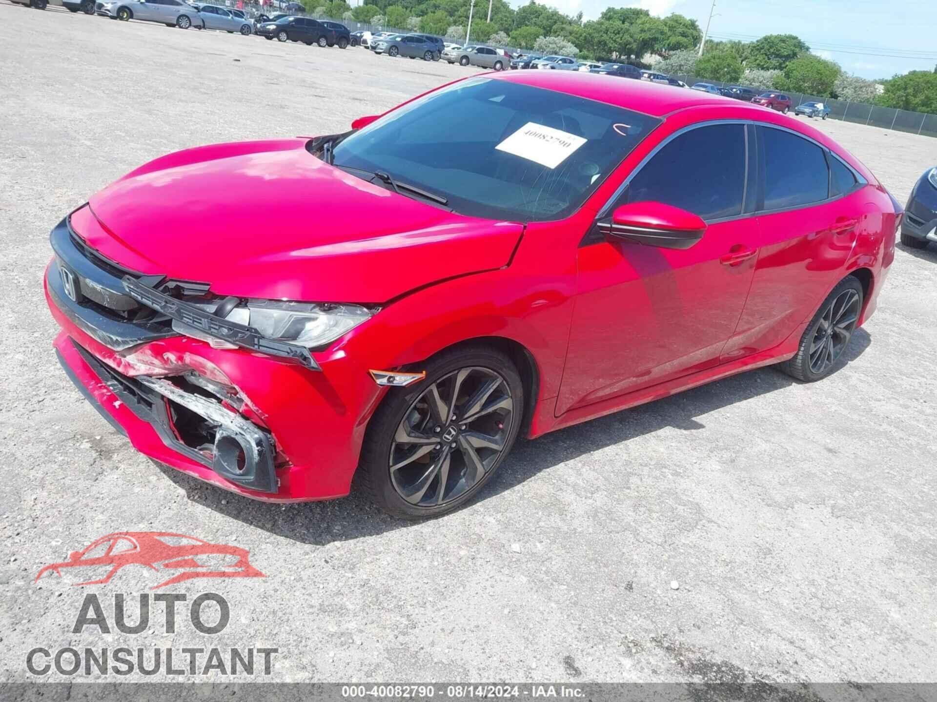 HONDA CIVIC 2019 - 2HGFC2F83KH548598