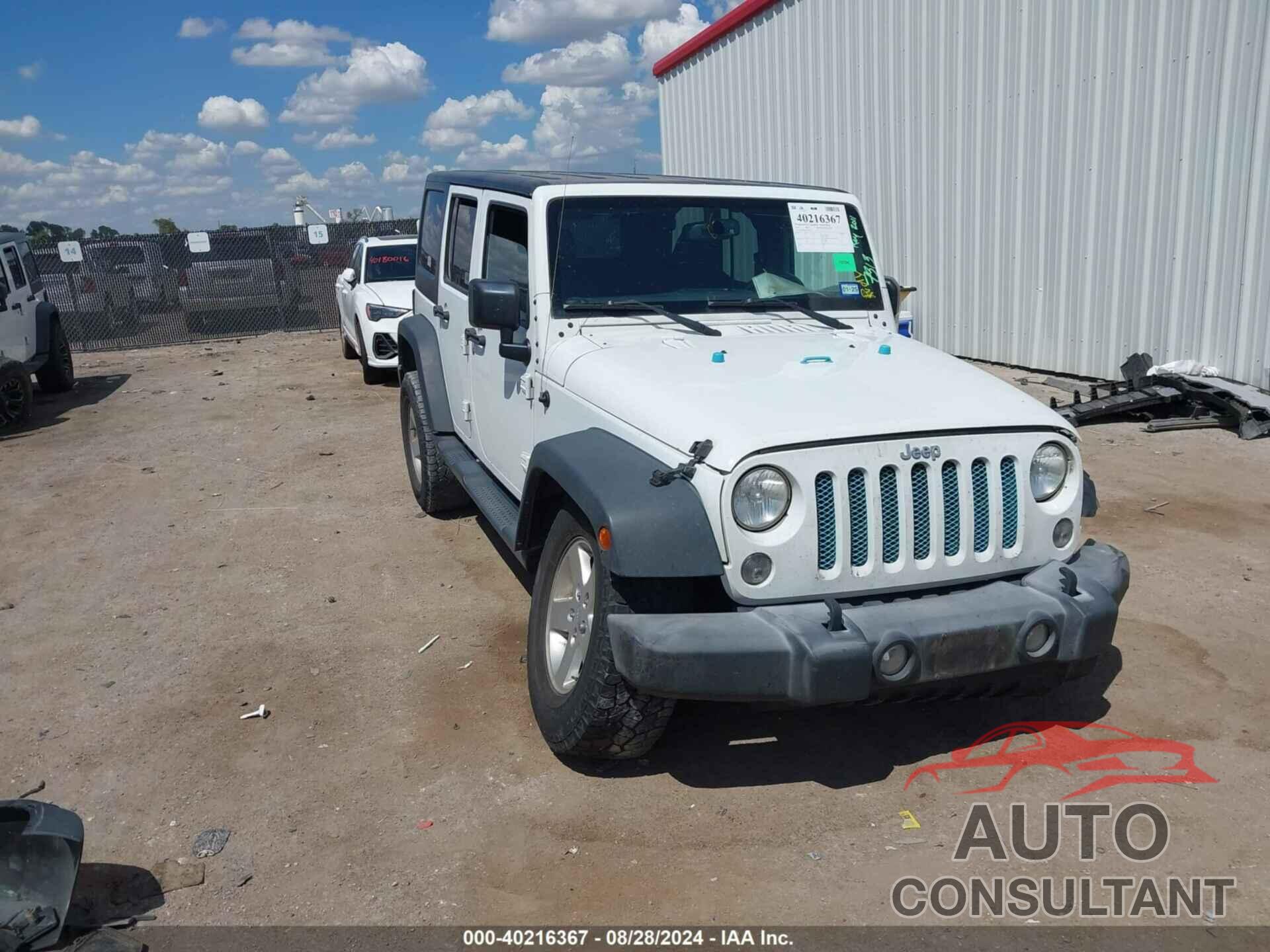 JEEP WRANGLER UNLIMITED 2016 - 1C4BJWDG9GL187313