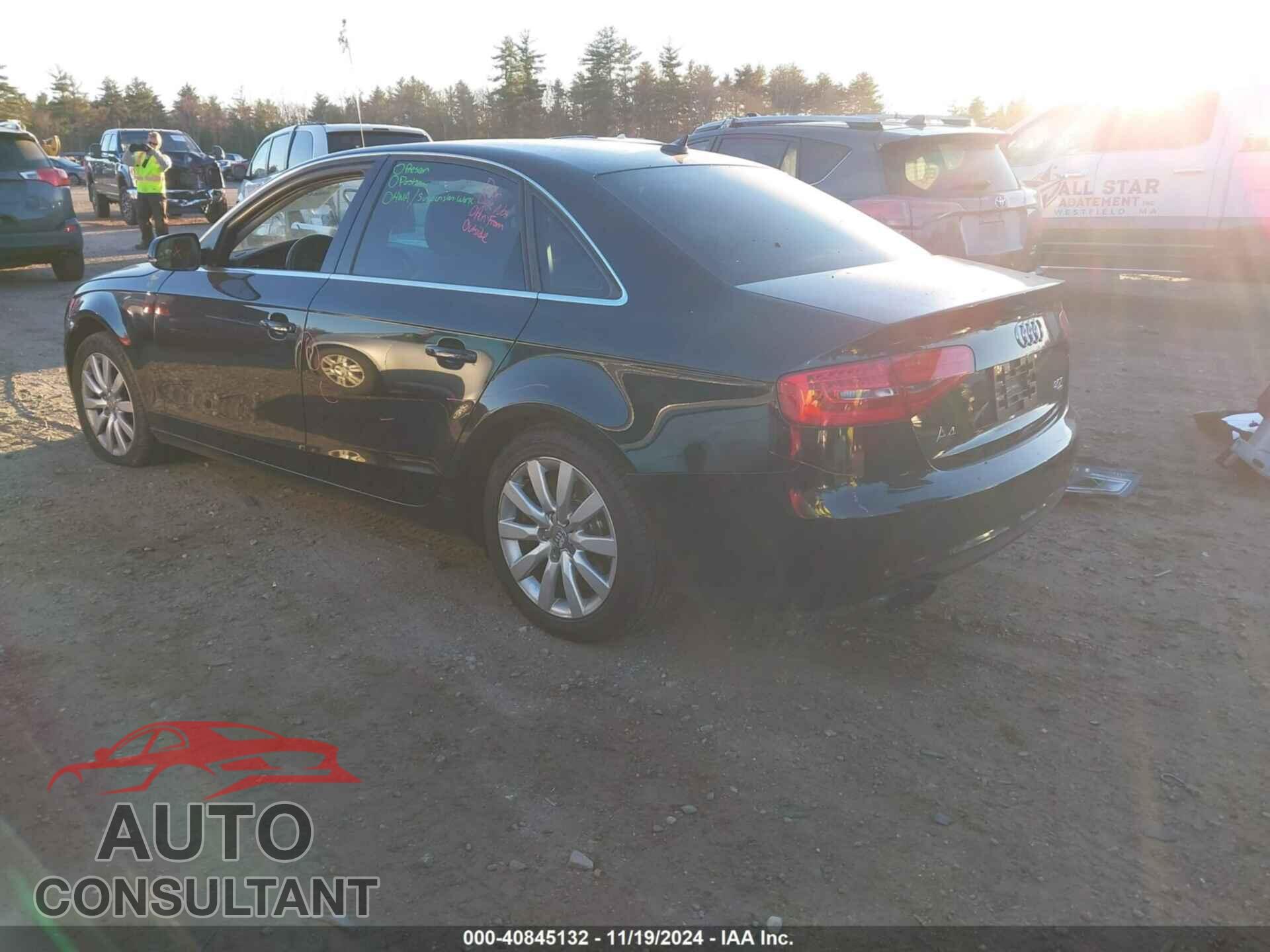 AUDI A4 2013 - WAUBFAFL4DN036827