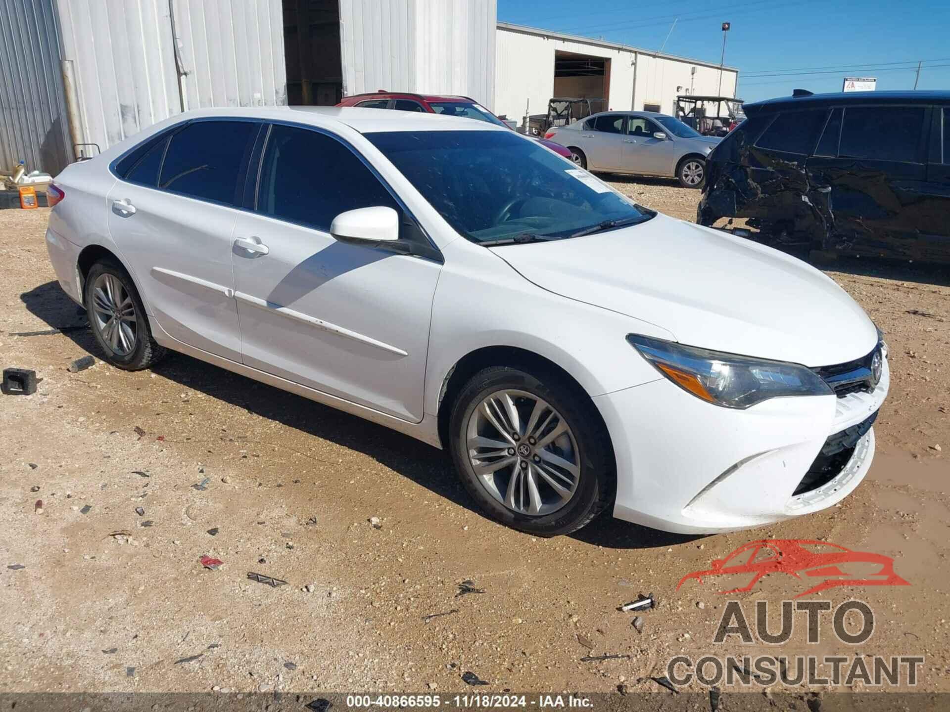 TOYOTA CAMRY 2017 - 4T1BF1FK1HU312009