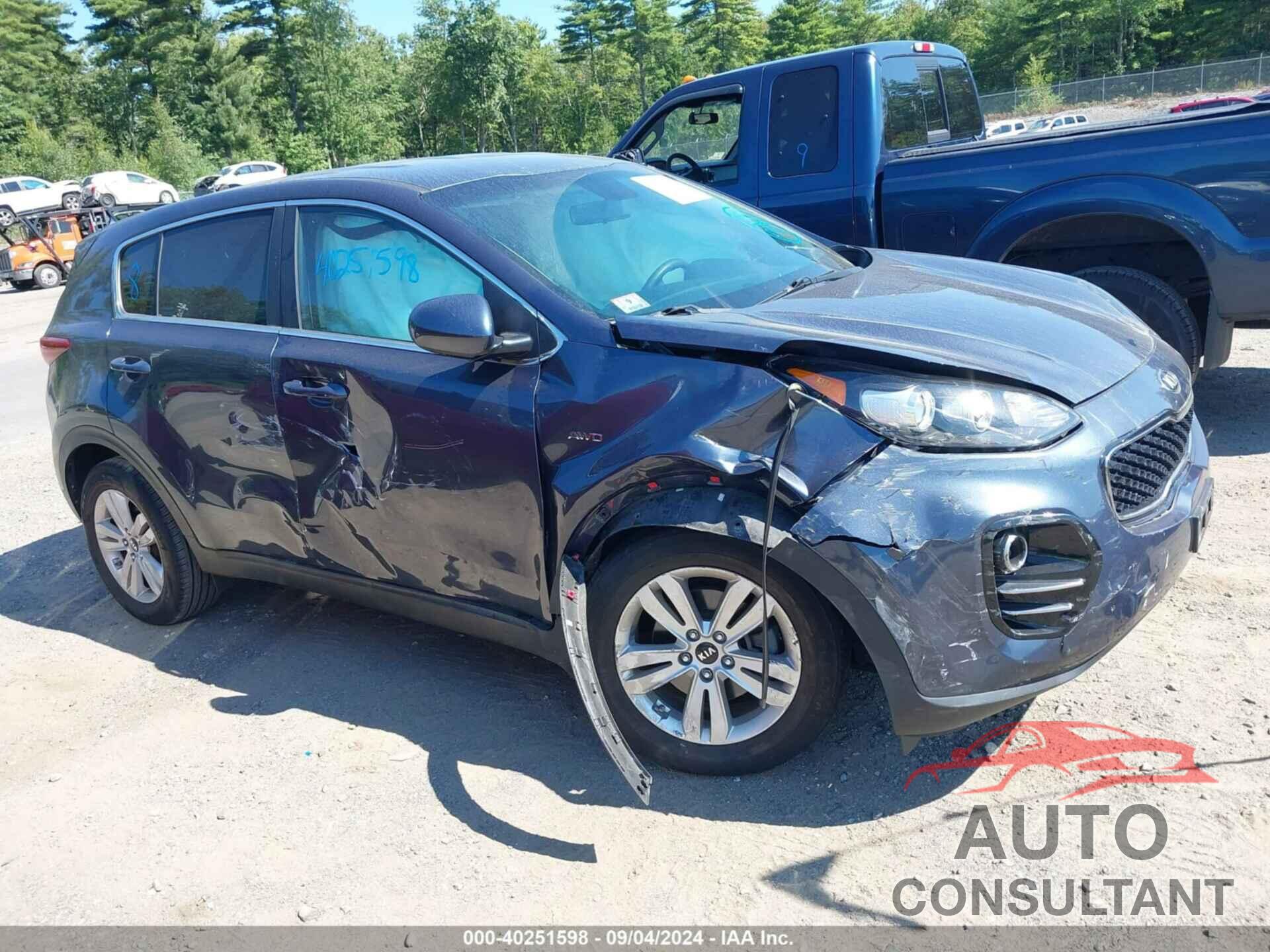 KIA SPORTAGE 2017 - KNDPMCAC5H7130405