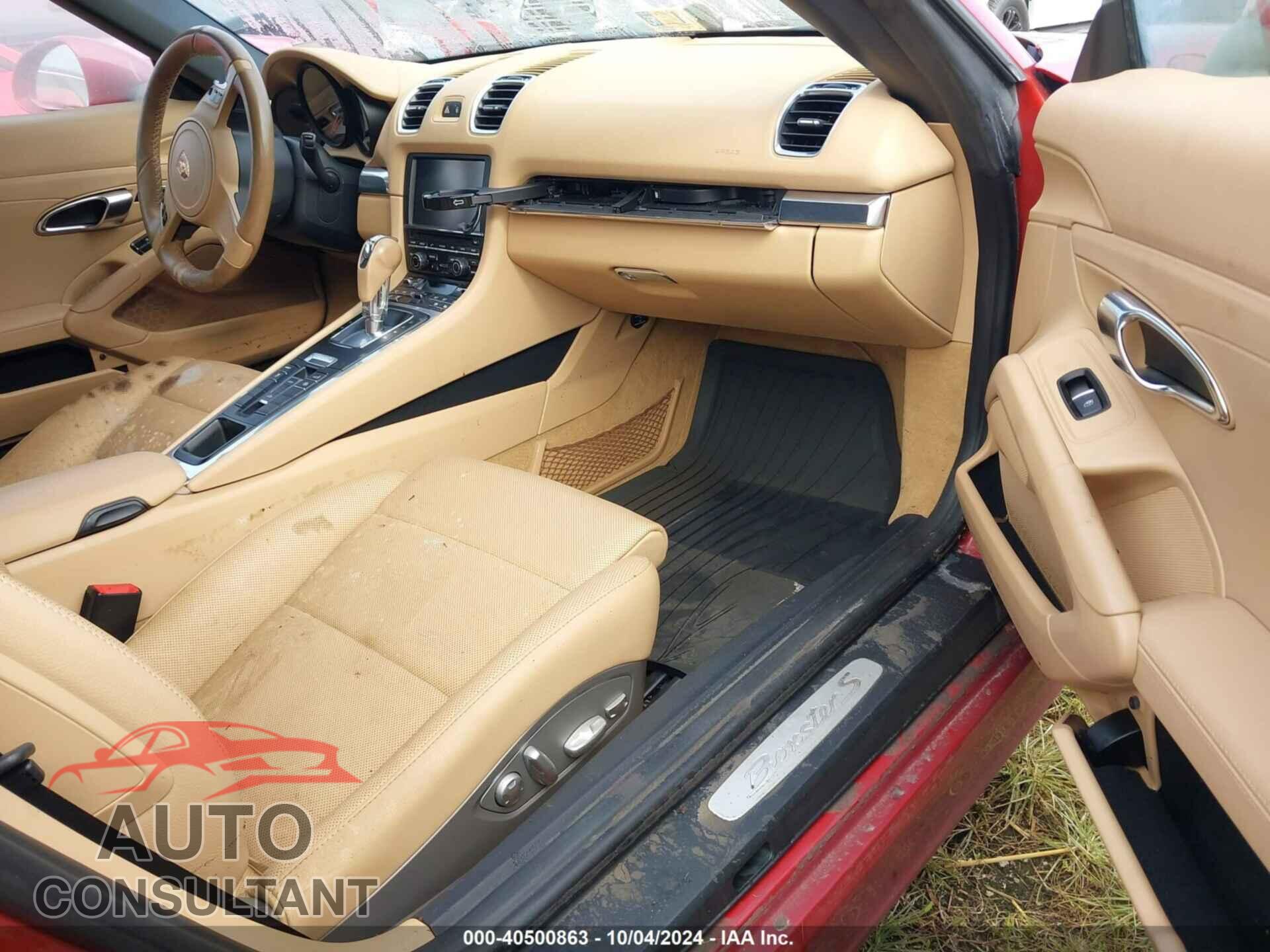 PORSCHE BOXSTER 2014 - WP0CB2A81EK140643