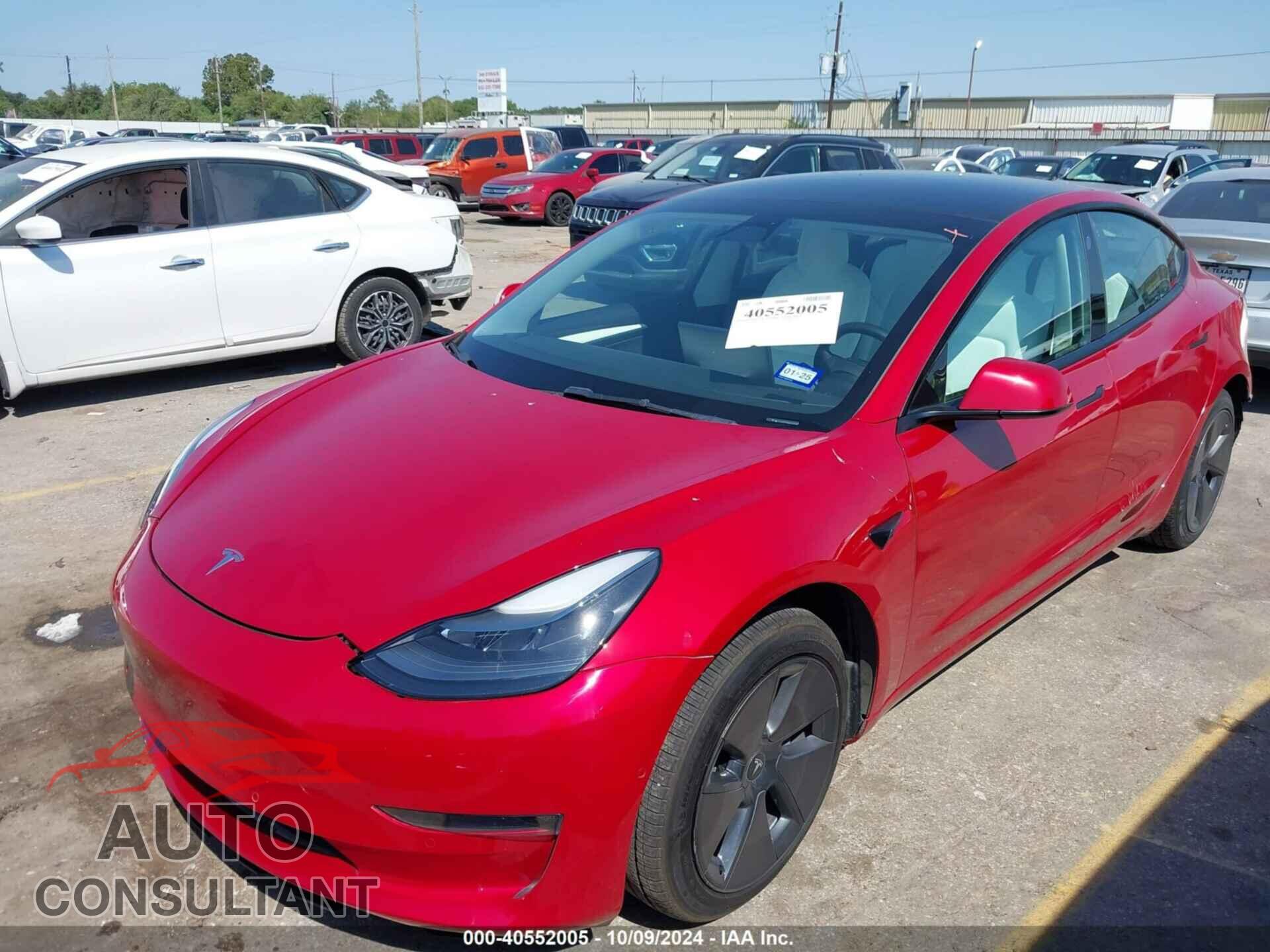 TESLA MODEL 3 2022 - 5YJ3E1EB9NF120368
