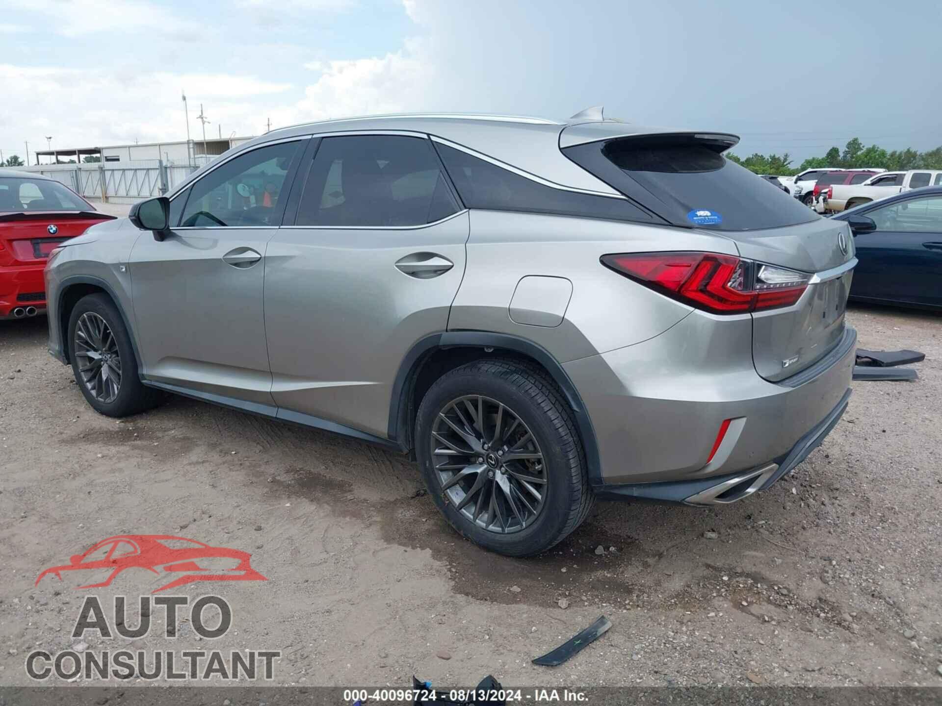 LEXUS RX 2017 - 2T2ZZMCA2HC040943