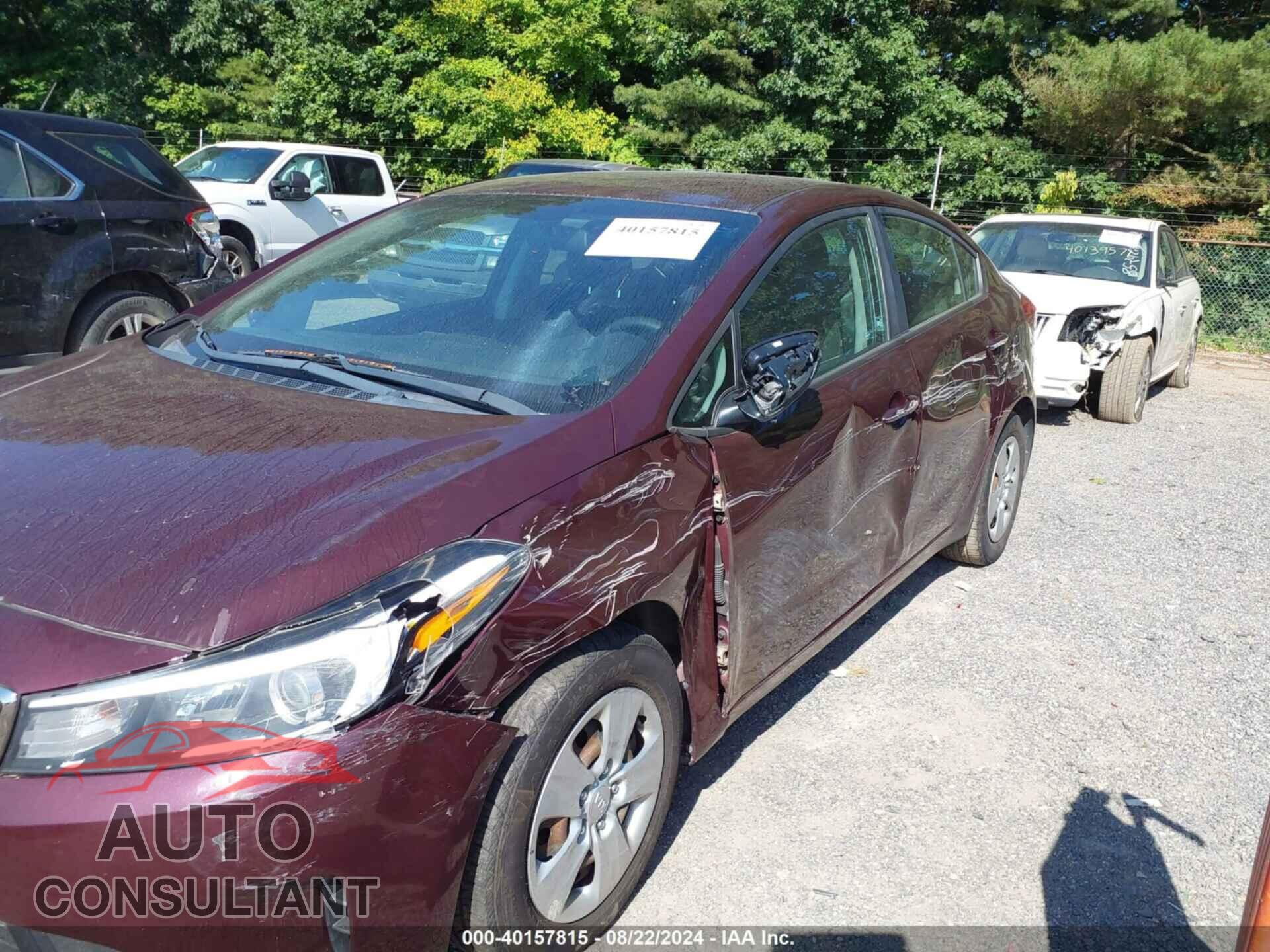 KIA FORTE 2017 - 3KPFK4A73HE047355