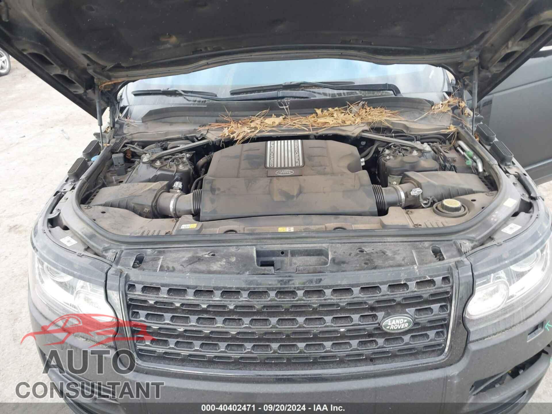 LAND ROVER RANGE ROVER 2016 - SALGS2EF1GA261782