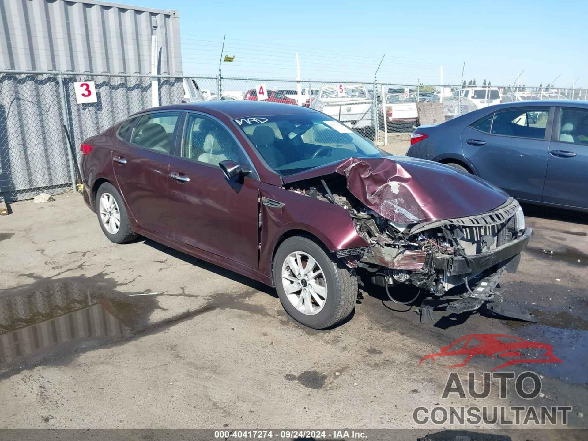 KIA OPTIMA 2016 - 5XXGT4L38GG056571