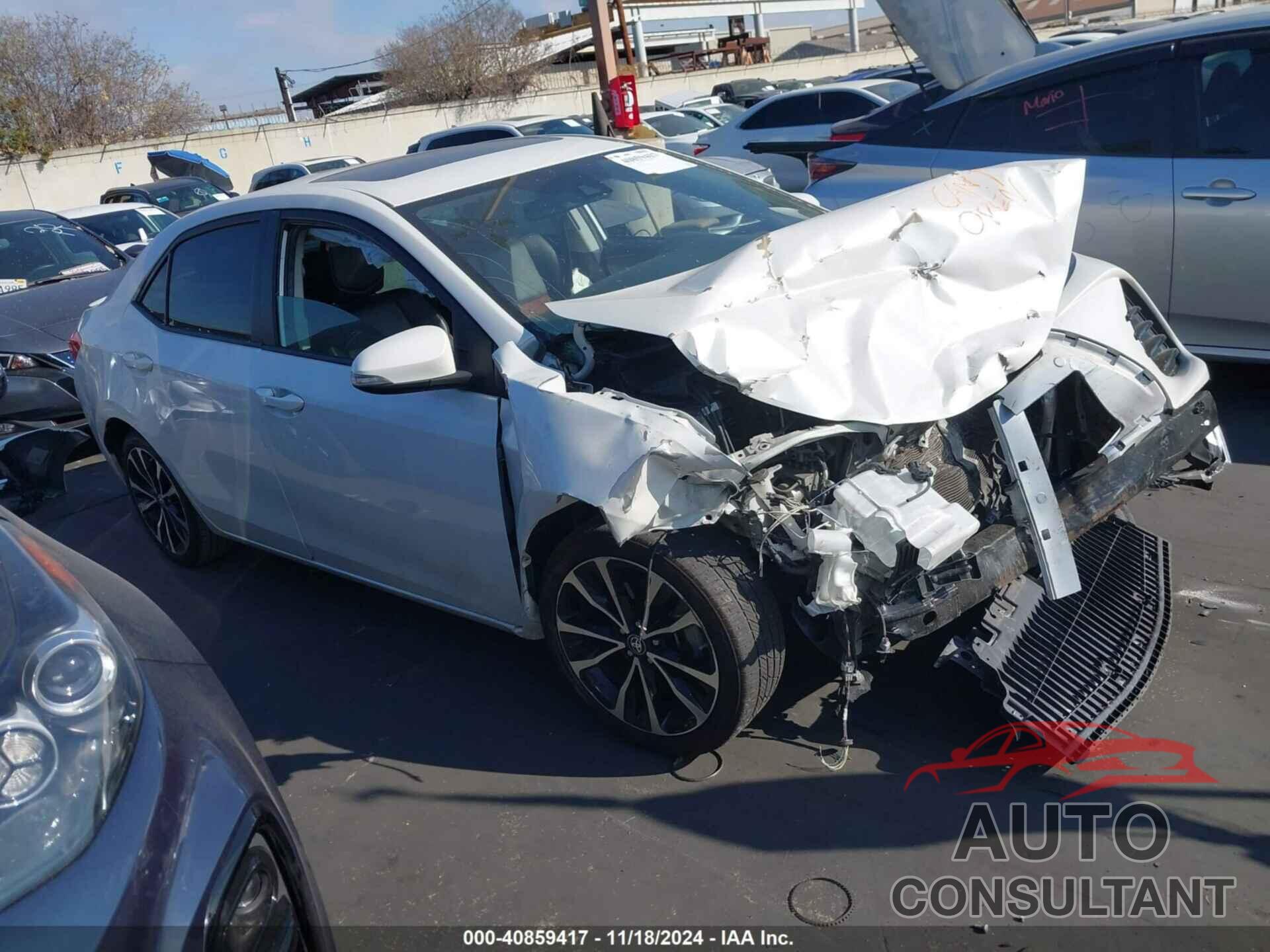 TOYOTA COROLLA 2017 - 5YFBURHE7HP667456
