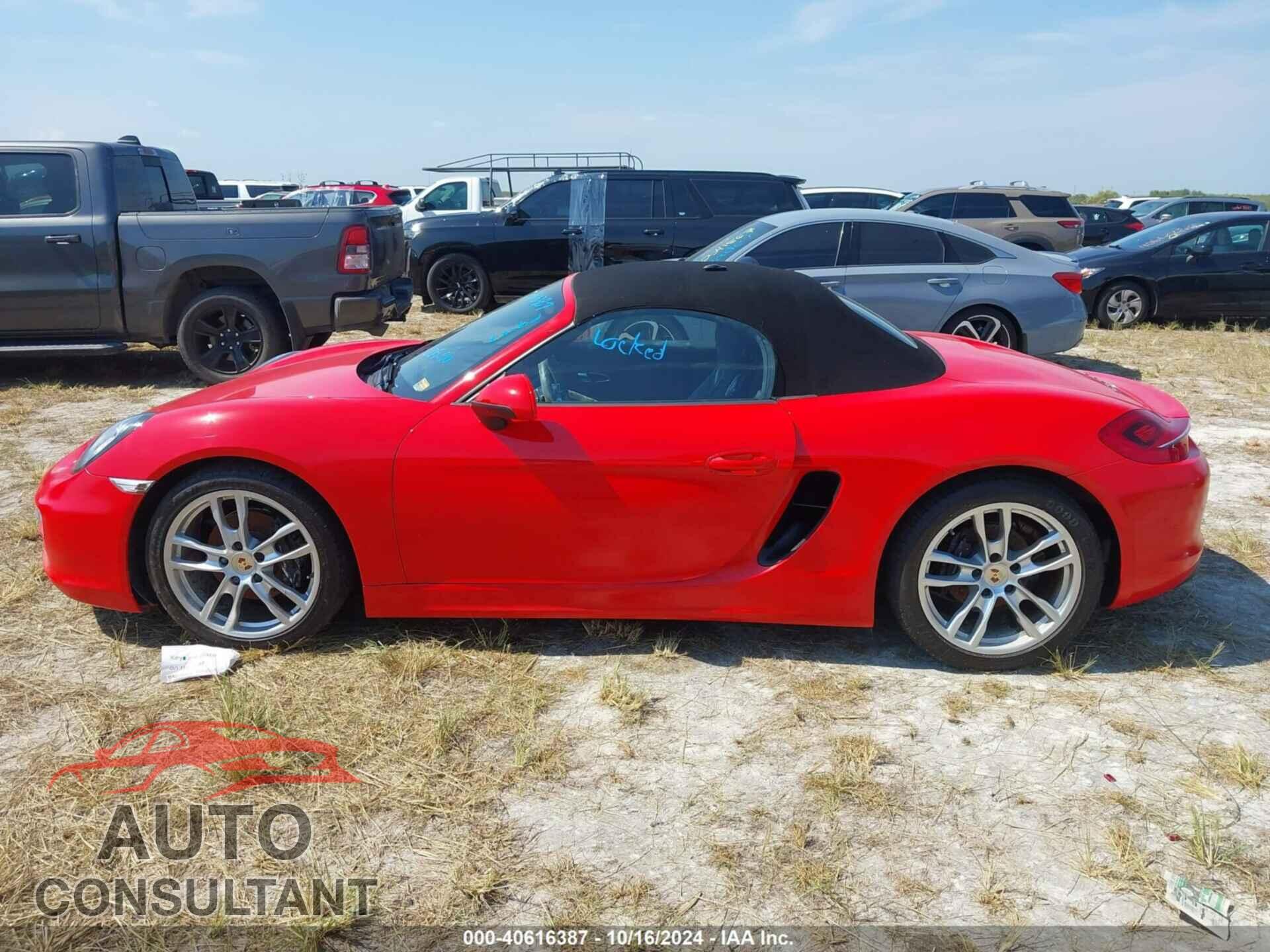 PORSCHE BOXSTER 2013 - WP0CA2A8XDS113779