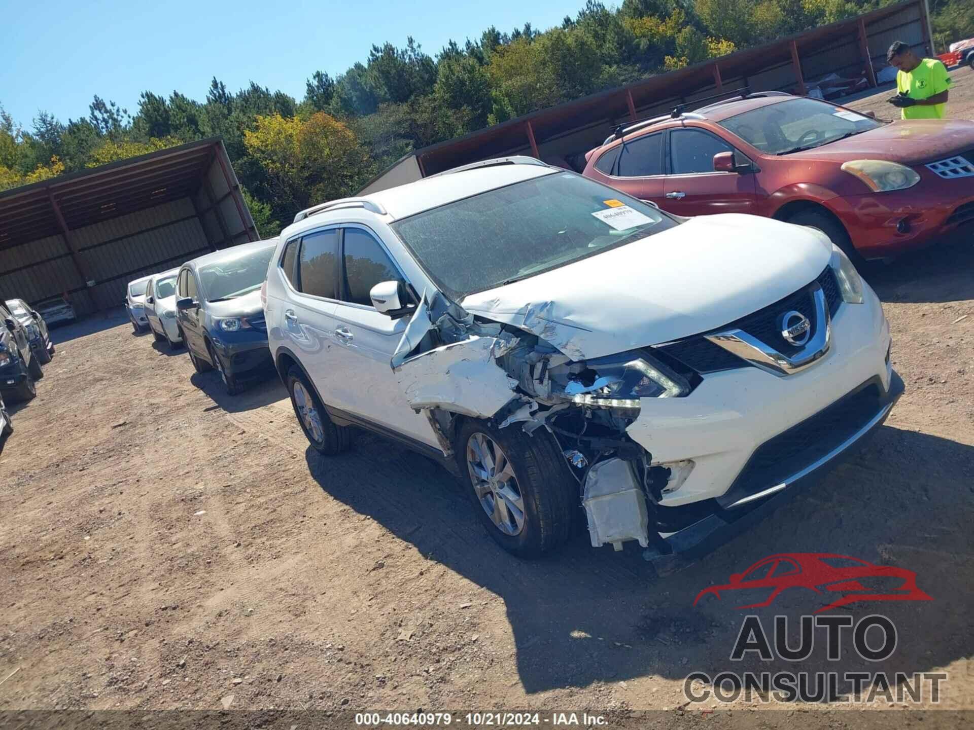 NISSAN ROGUE 2016 - KNMAT2MT6GP686168