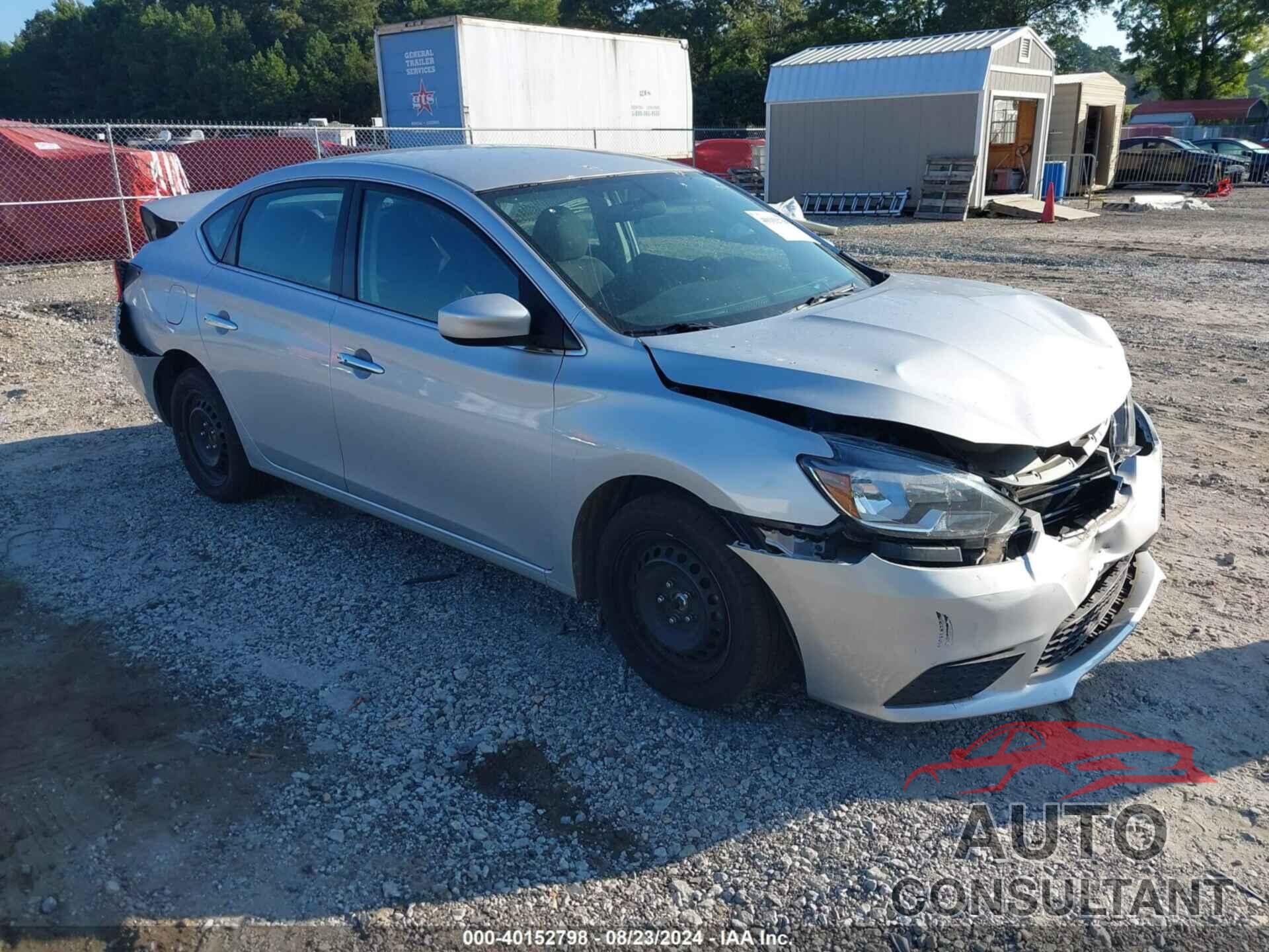 NISSAN SENTRA 2019 - 3N1AB7AP7KY338963