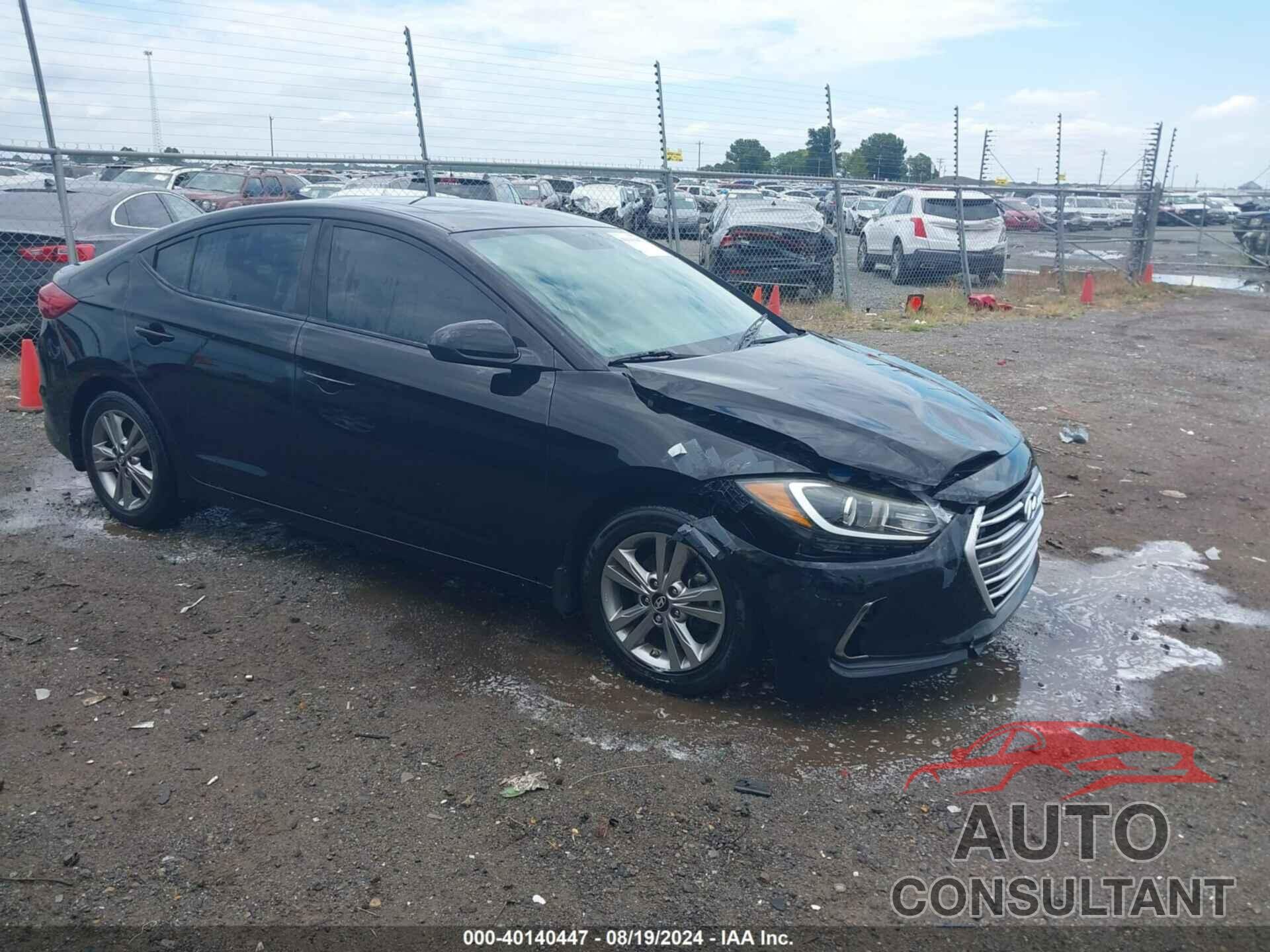 HYUNDAI ELANTRA 2017 - KMHD84LF3HU429604