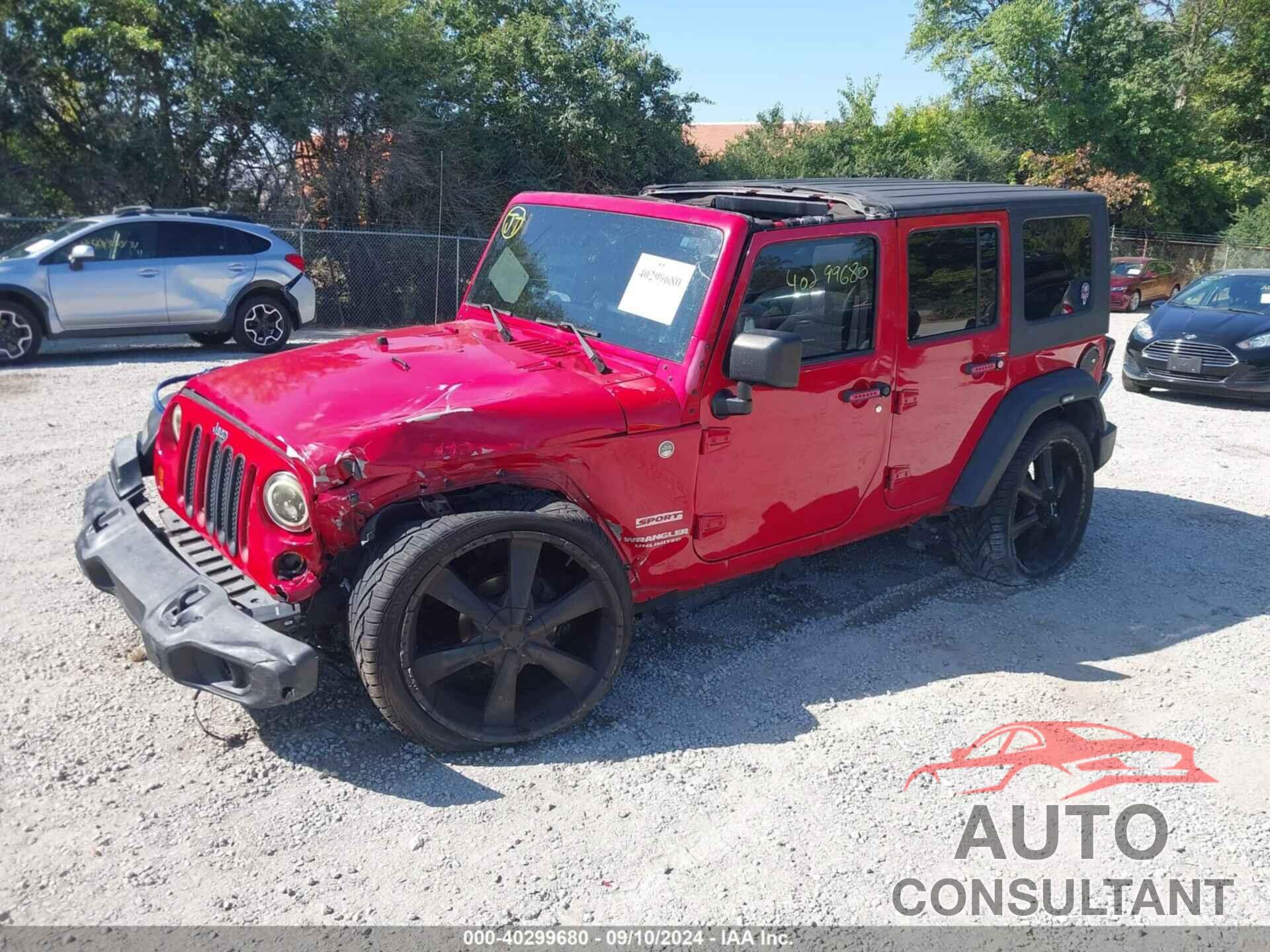 JEEP WRANGLER UNLIMITED 2011 - 1J4BA3H19BL537496