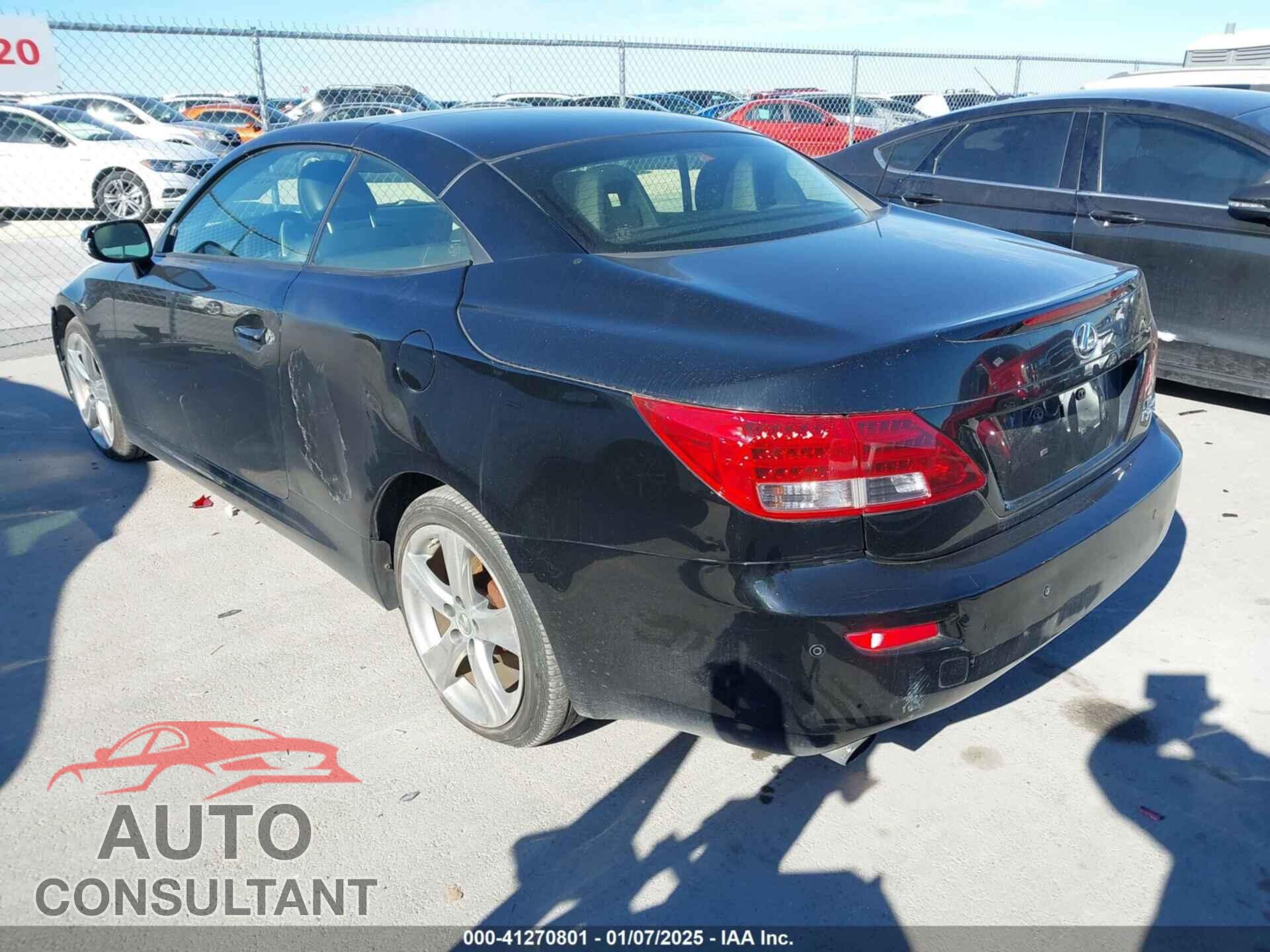 LEXUS IS 250C 2013 - JTHFF2C20D2527739