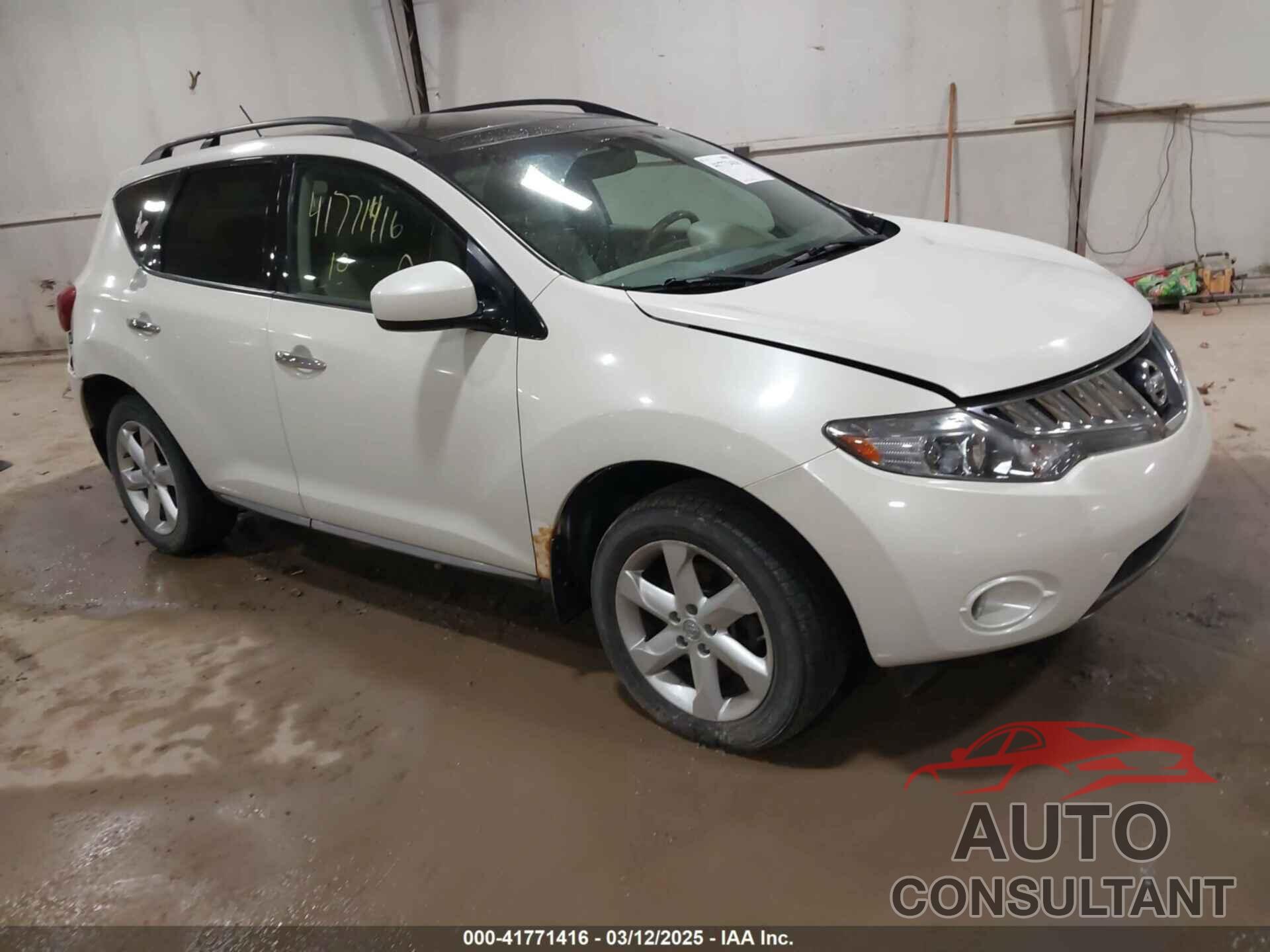 NISSAN MURANO 2010 - JN8AZ1MW0AW100360