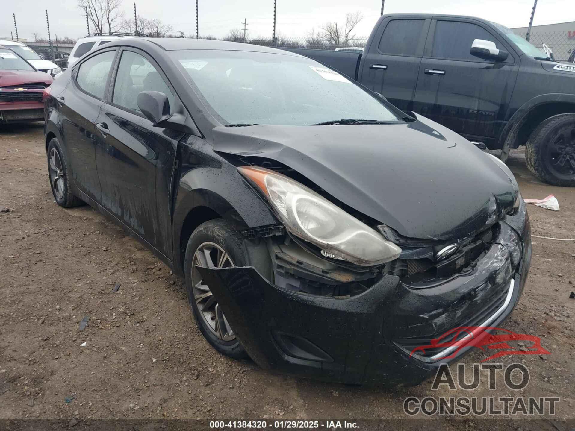HYUNDAI ELANTRA 2013 - KMHDH4AE9DU716594