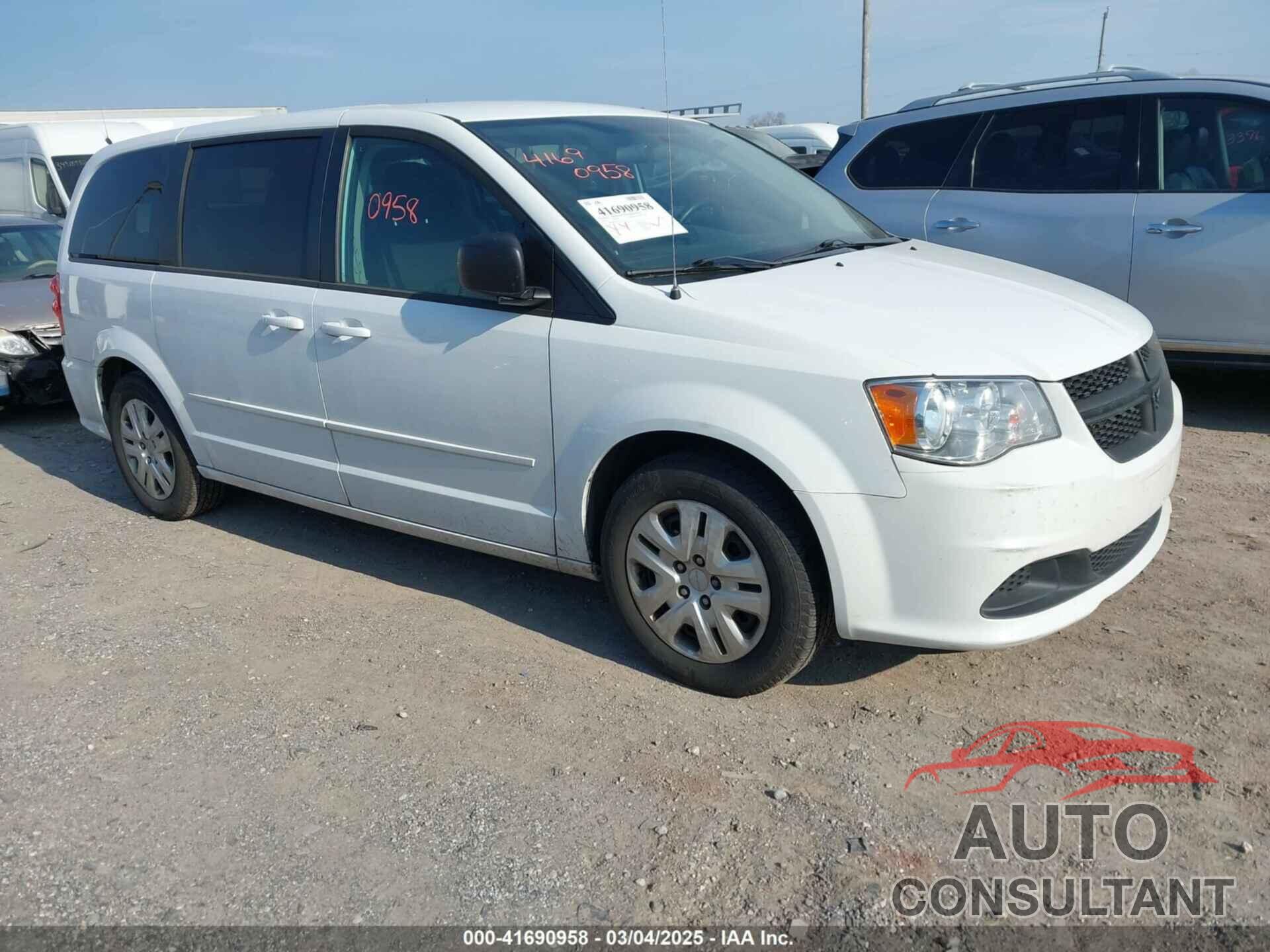 DODGE GRAND CARAVAN 2016 - 2C4RDGBG5GR322129