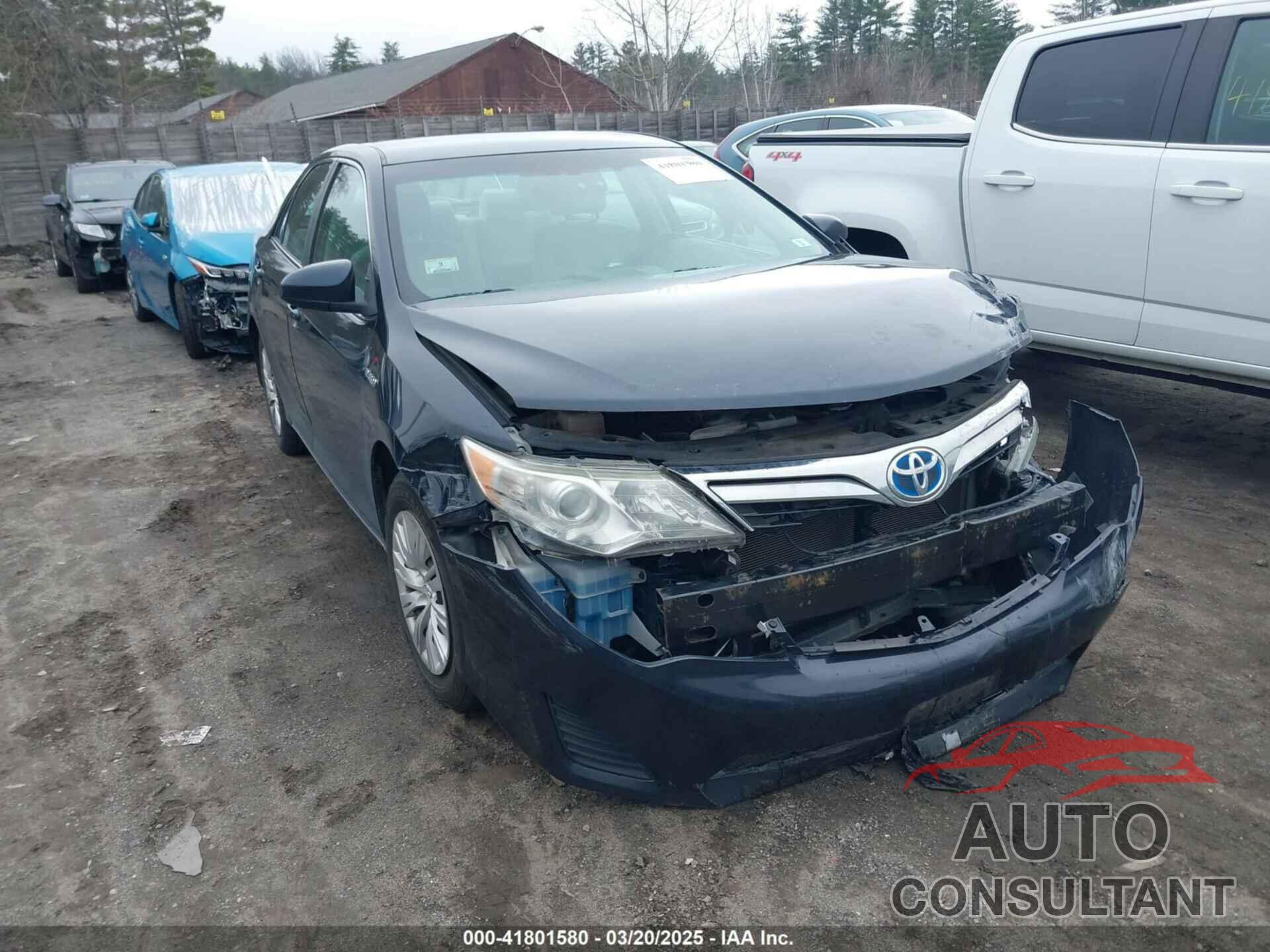 TOYOTA CAMRY HYBRID 2013 - 4T1BD1FK7DU078328