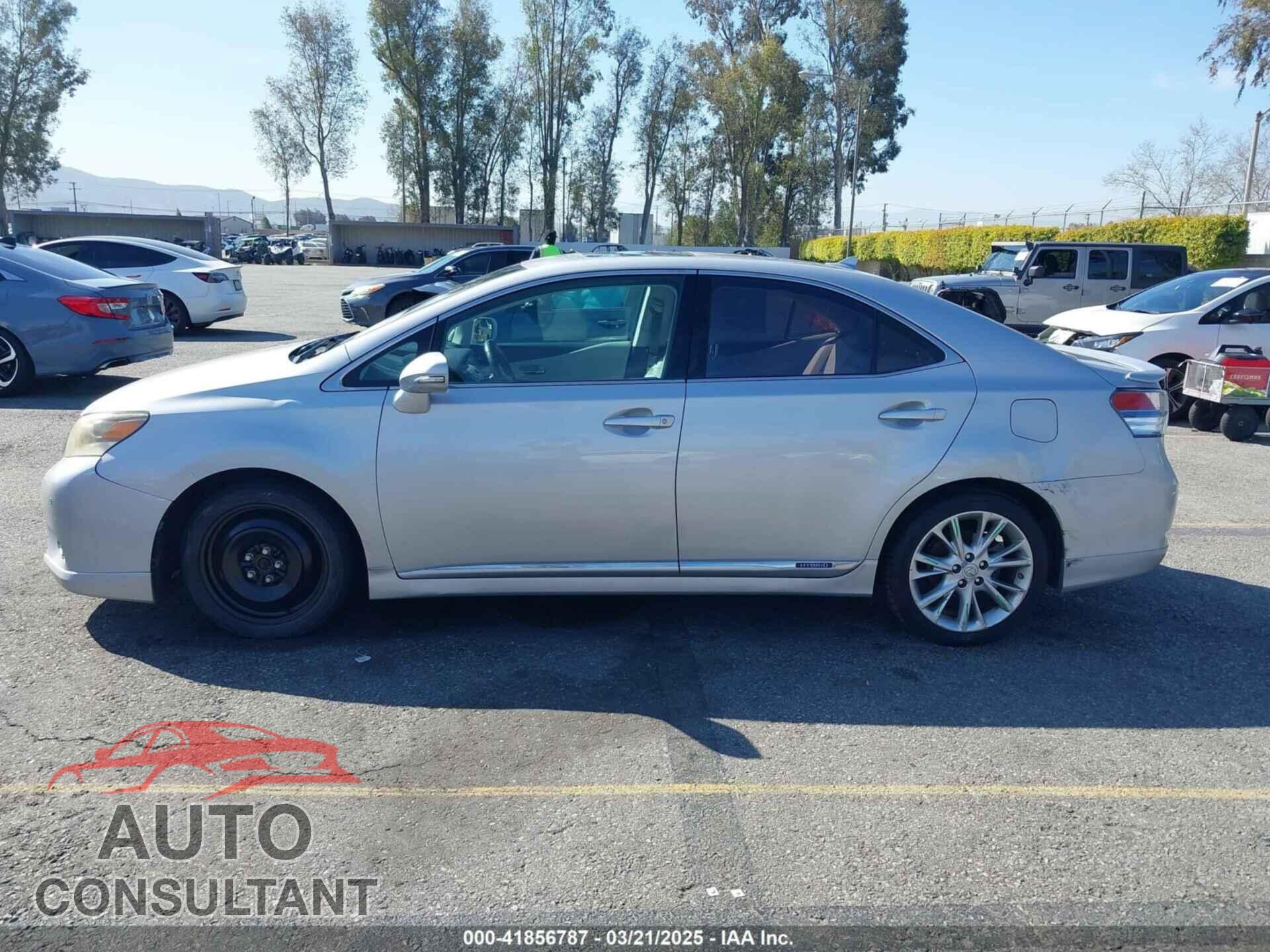 LEXUS HS 250H 2010 - JTHBB1BA9A2000856