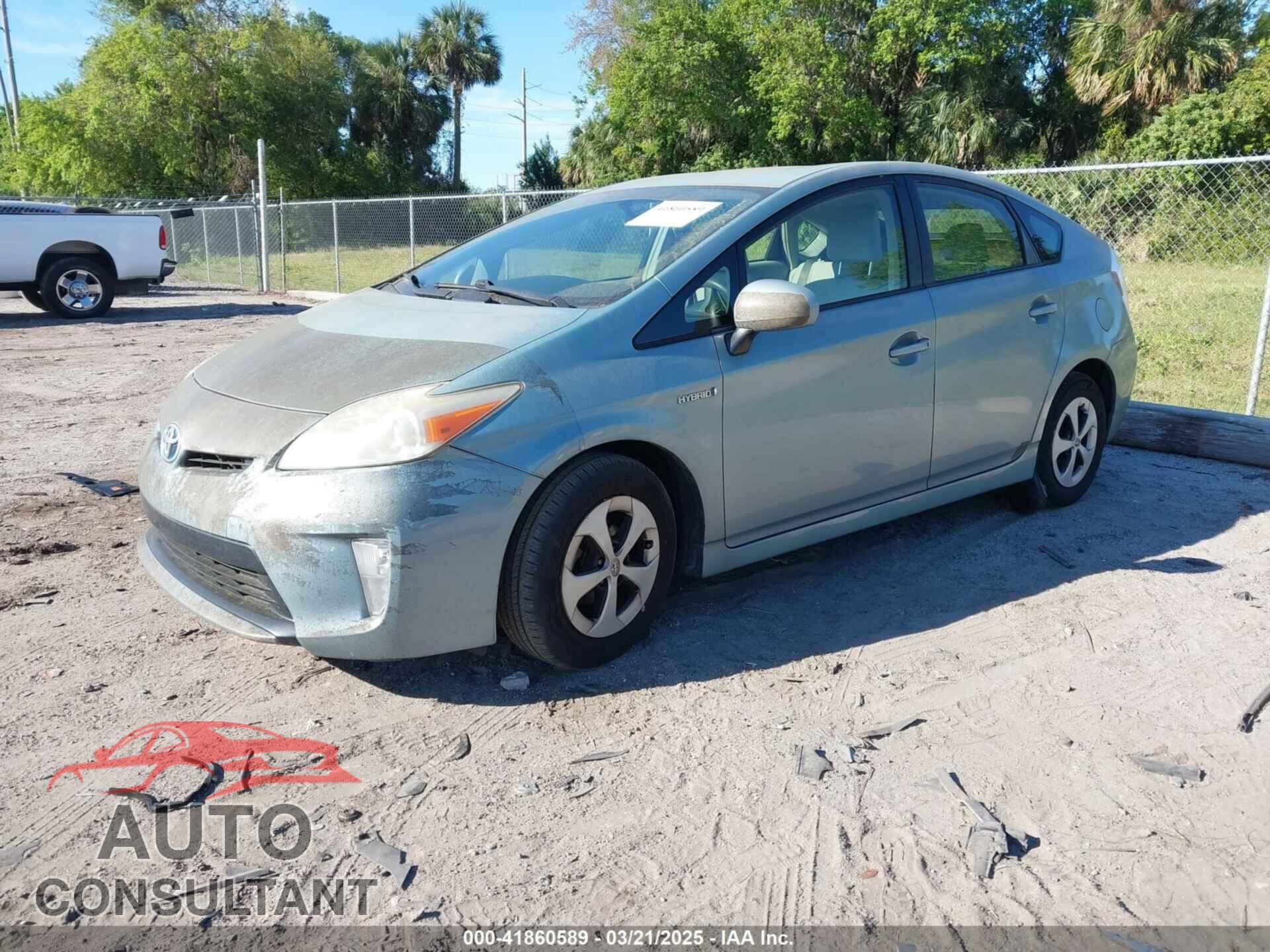 TOYOTA PRIUS 2012 - JTDKN3DU8C1568942