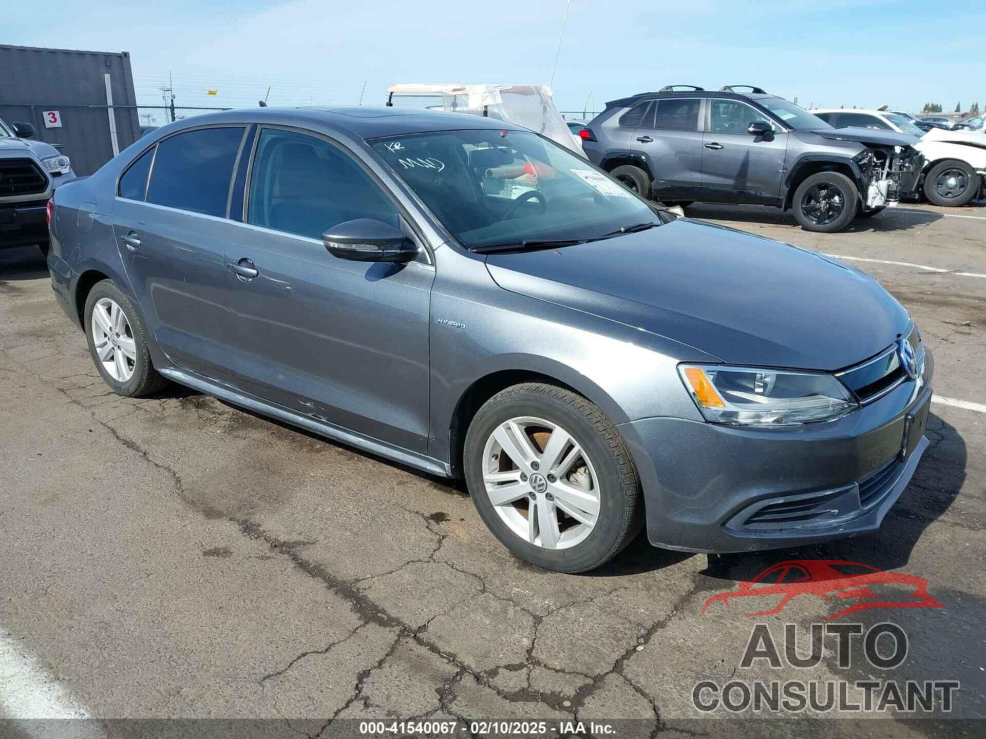 VOLKSWAGEN JETTA HYBRID 2013 - 3VW637AJXDM299708