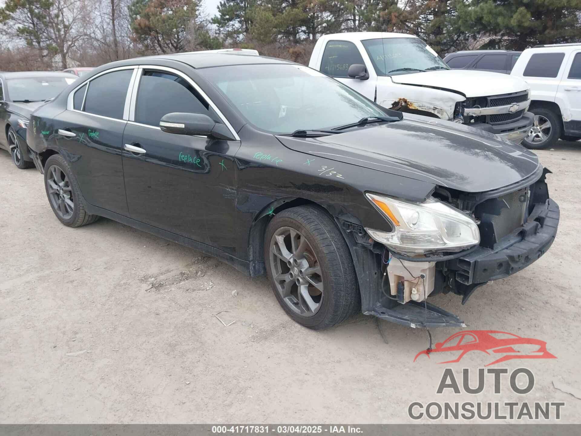 NISSAN MAXIMA 2012 - 1N4AA5AP7CC815072